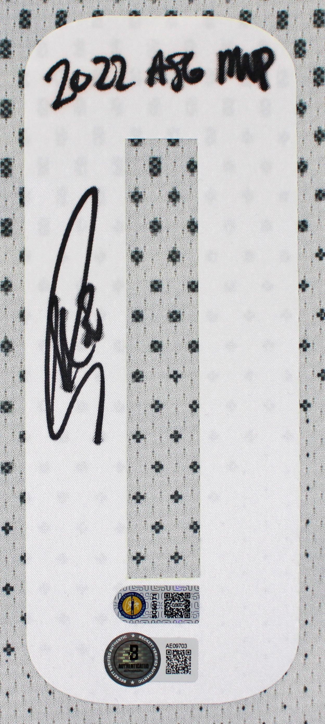 Stephen Curry Signed All-Star Game 75th Anniversary Nike Authentic Jersey Inscribed"2022 ASG MVP"