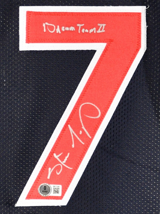 SHAWN KEMP SIGNED JERSEY INSCRIBED "DREAM TEAM II"