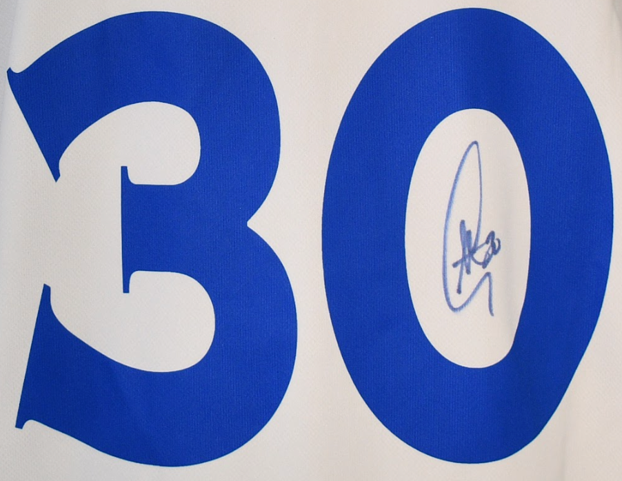 Stephen Curry Signed Warriors 2017 Champions Adidas Jersey