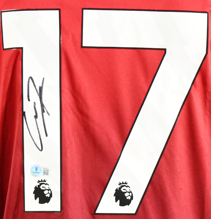 Alejandro Garnacho Signed Manchester United Adidas Authentic Jersey