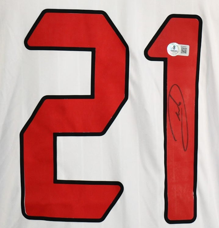 Andrea Pirlo Signed AC Milan Adidas Authentic 2007 UCL FInal Jersey