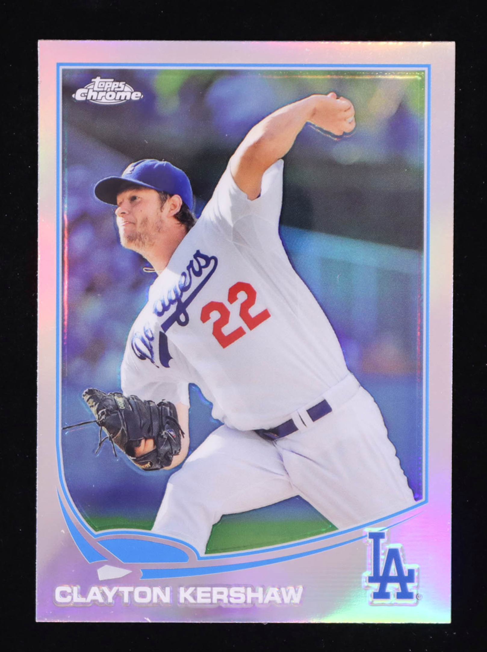 Clayton Kershaw 2013 Topps Chrome Refractors #175 authentic-signatures