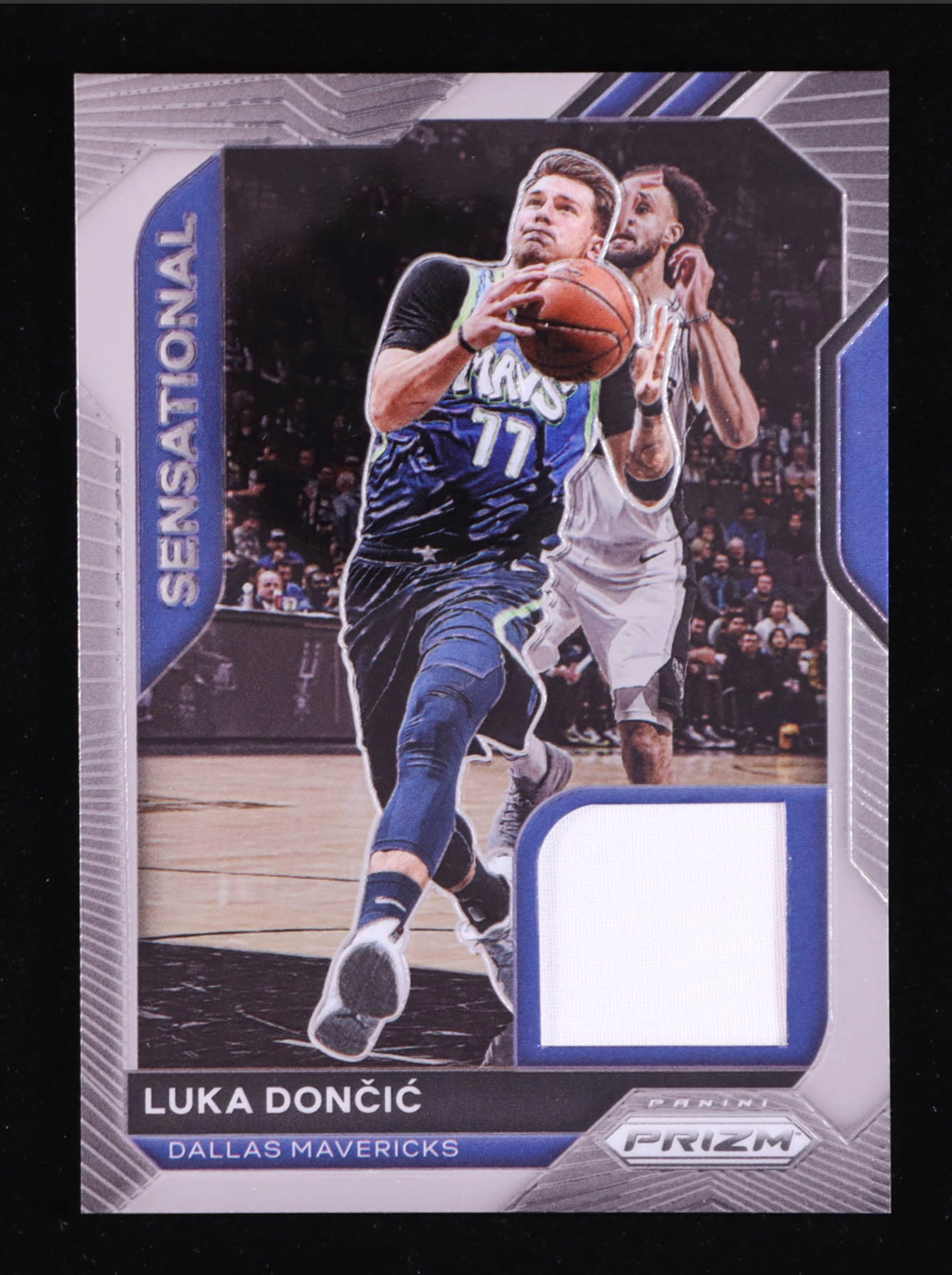 Luka Doncic 2020-21 Panini Prizm Sensational SwatchesGame0used Patch #25 authentic-signatures