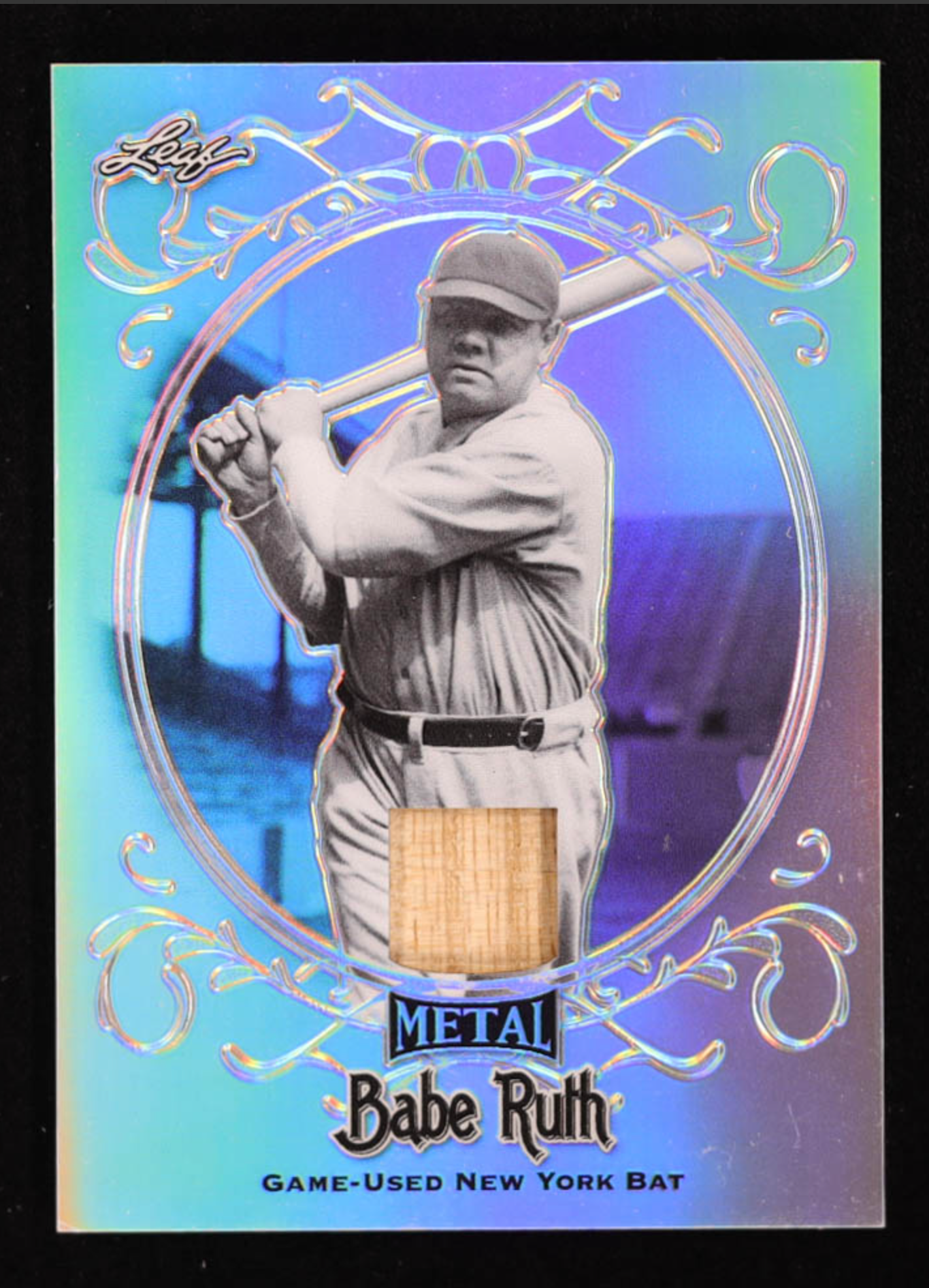 Babe Ruth 2019 Leaf Metal Babe Ruth Collection Bats #SB40 #2/10 authentic-signatures
