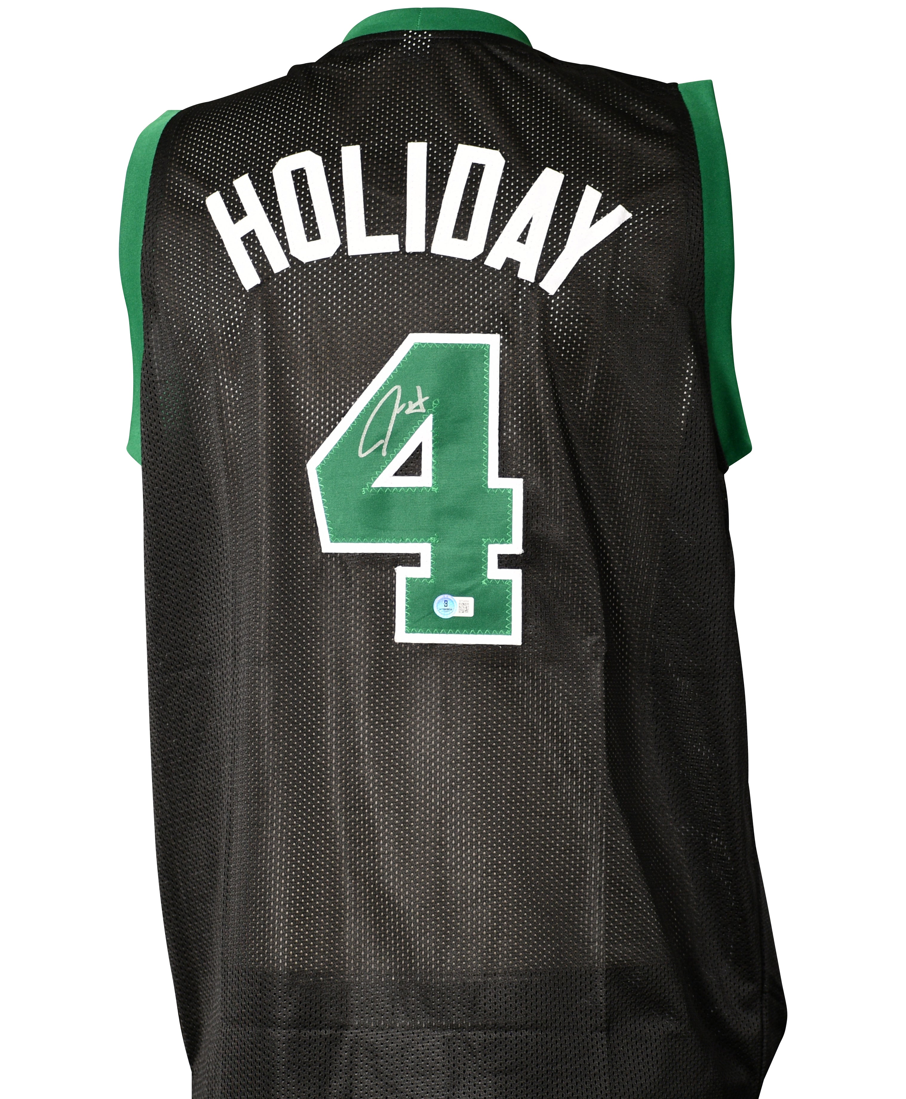 JRUE HOLIDAY SIGNED CELTICS JERSEY