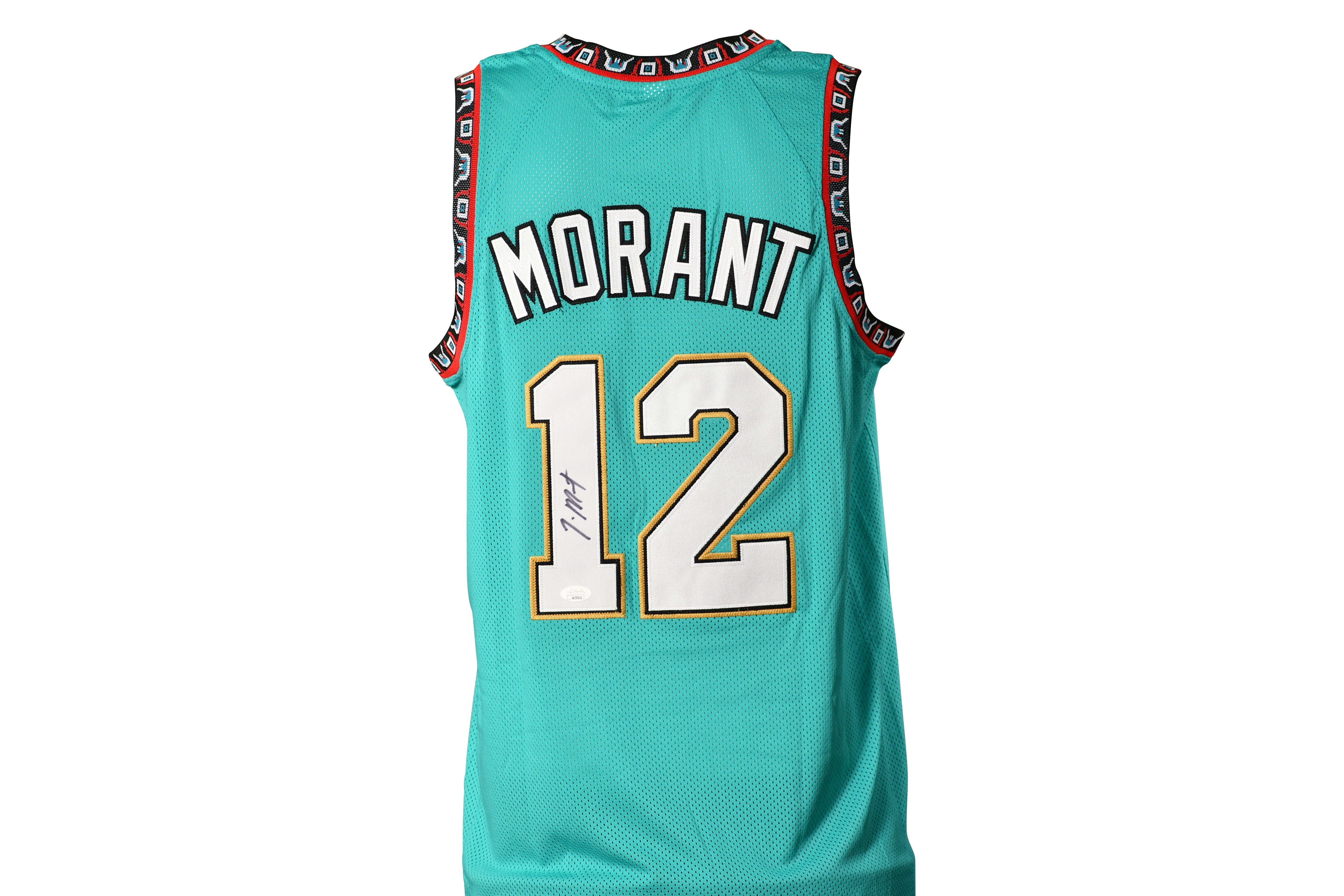 Ja Morant signed Memphis Grizzlies jersey