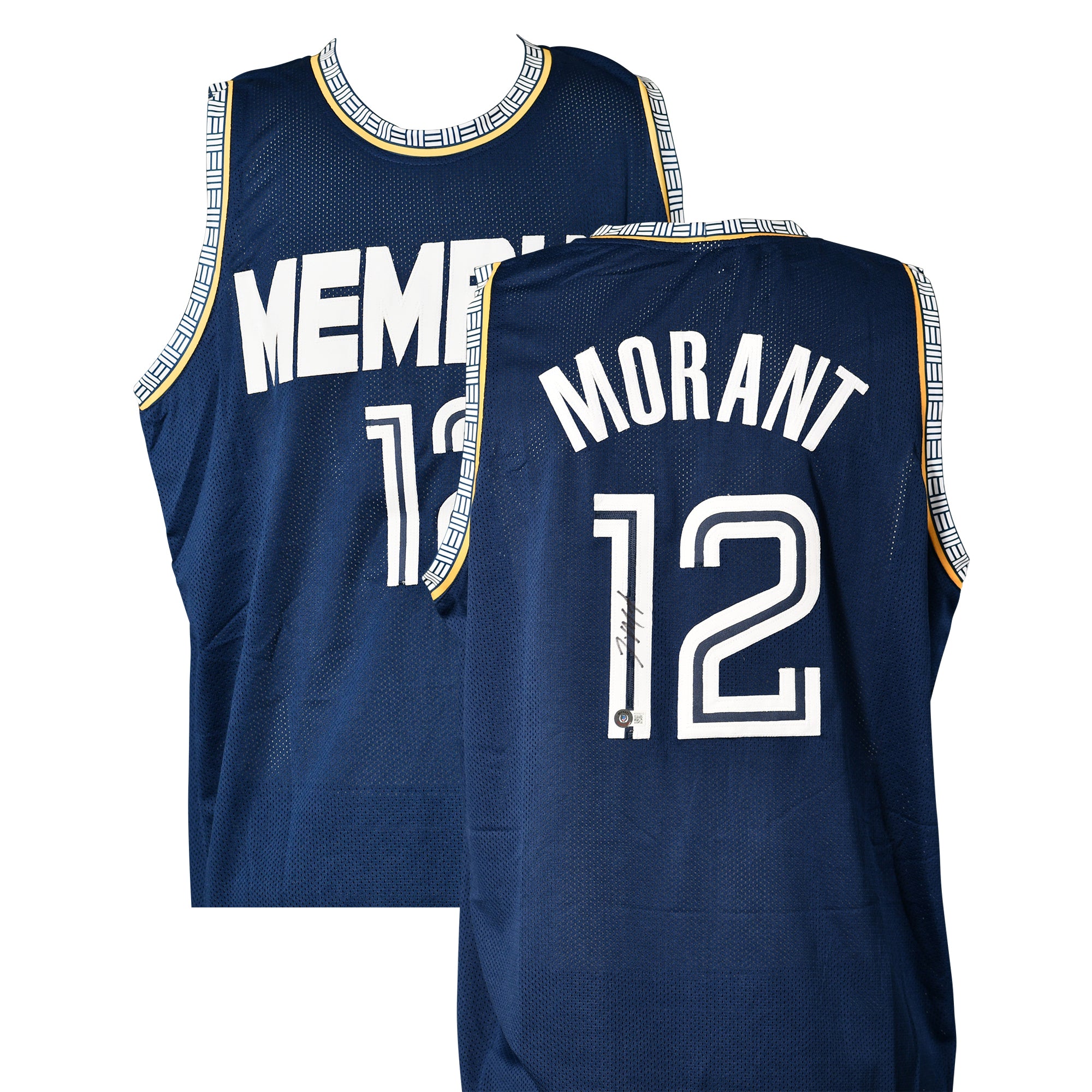 Ja Morant signed Memphis Grizzlies jersey