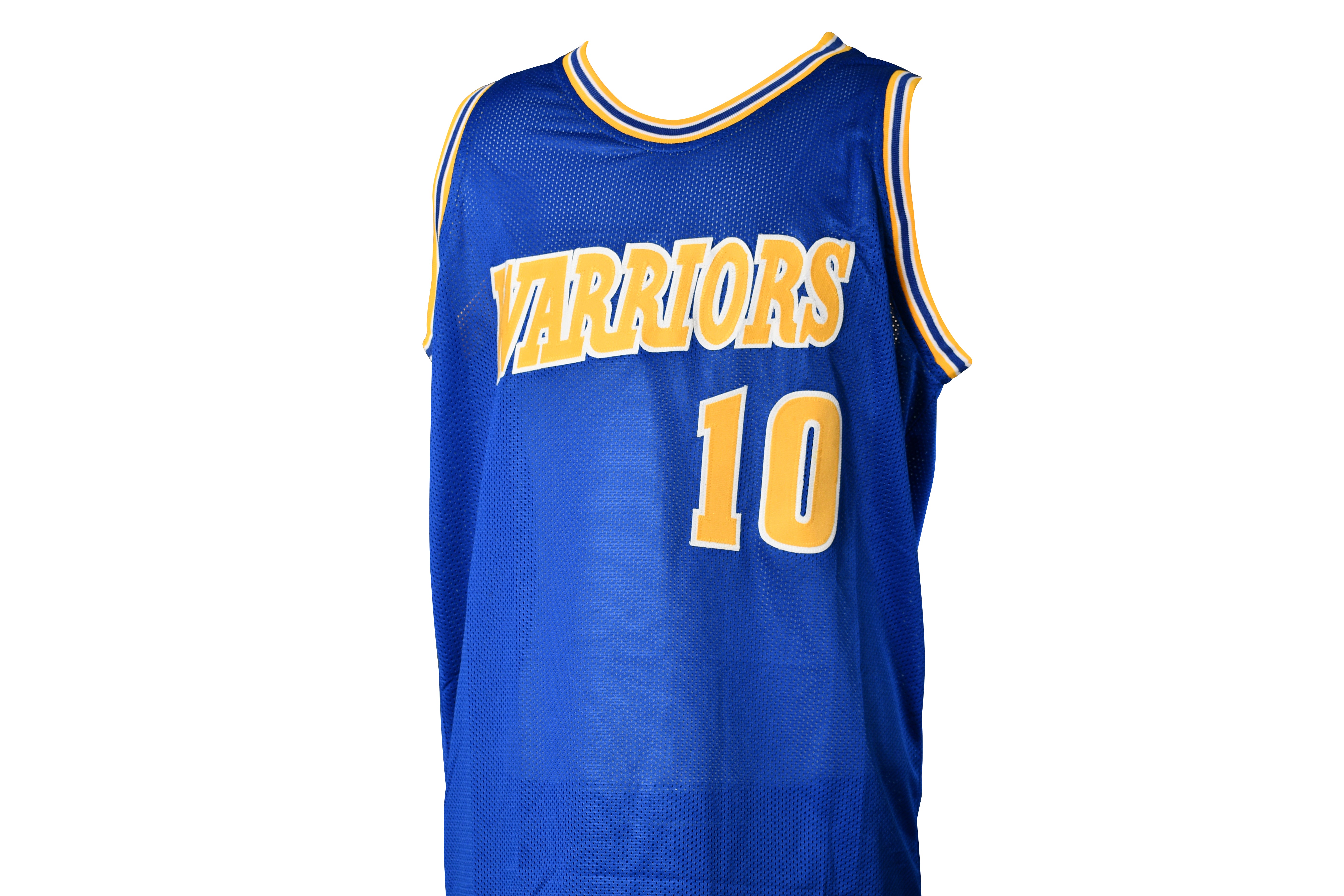 Tim Hardaway Signed Warriors Jersey