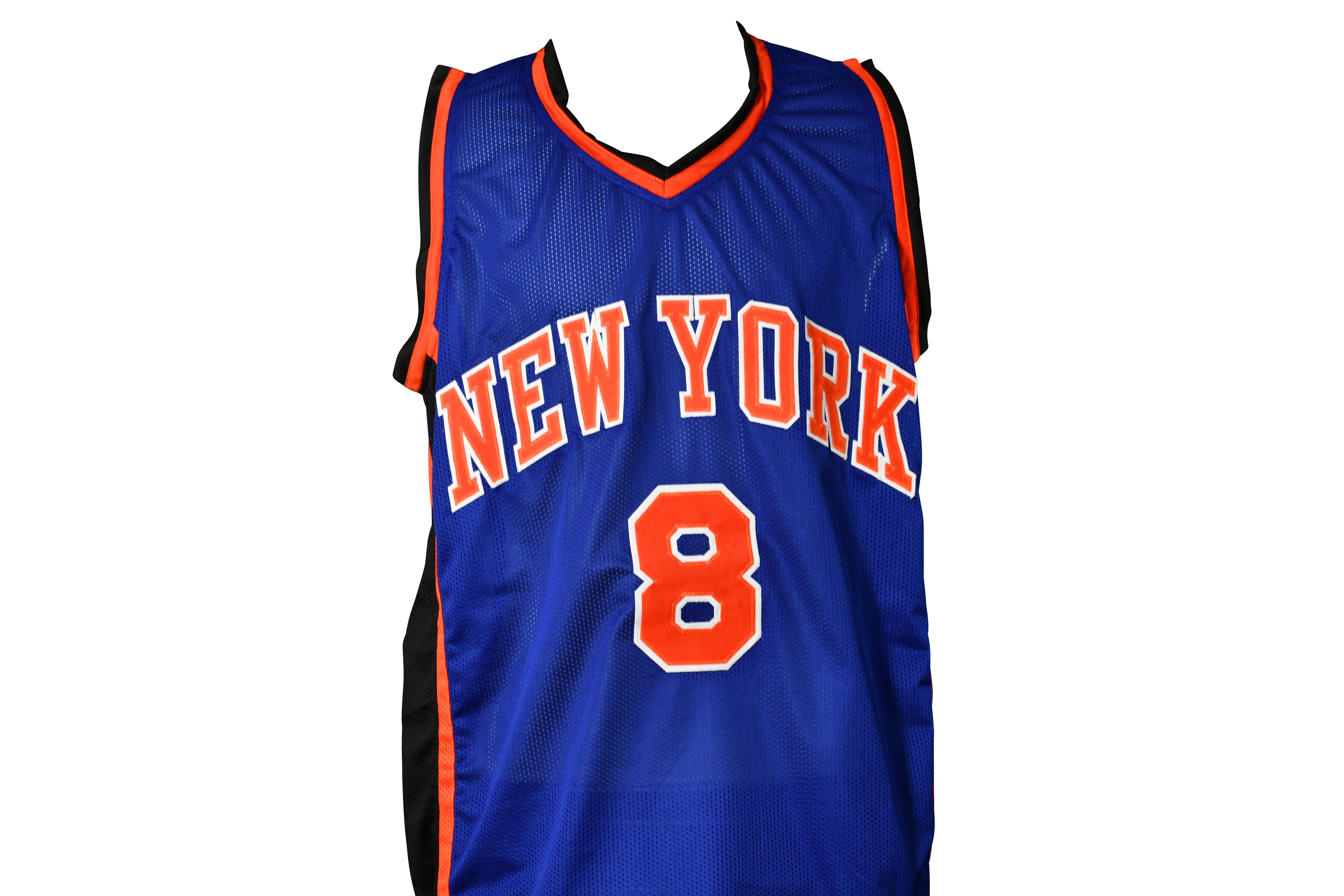 LATRELL SPREWELL SIGNED KNICKS JERSEY