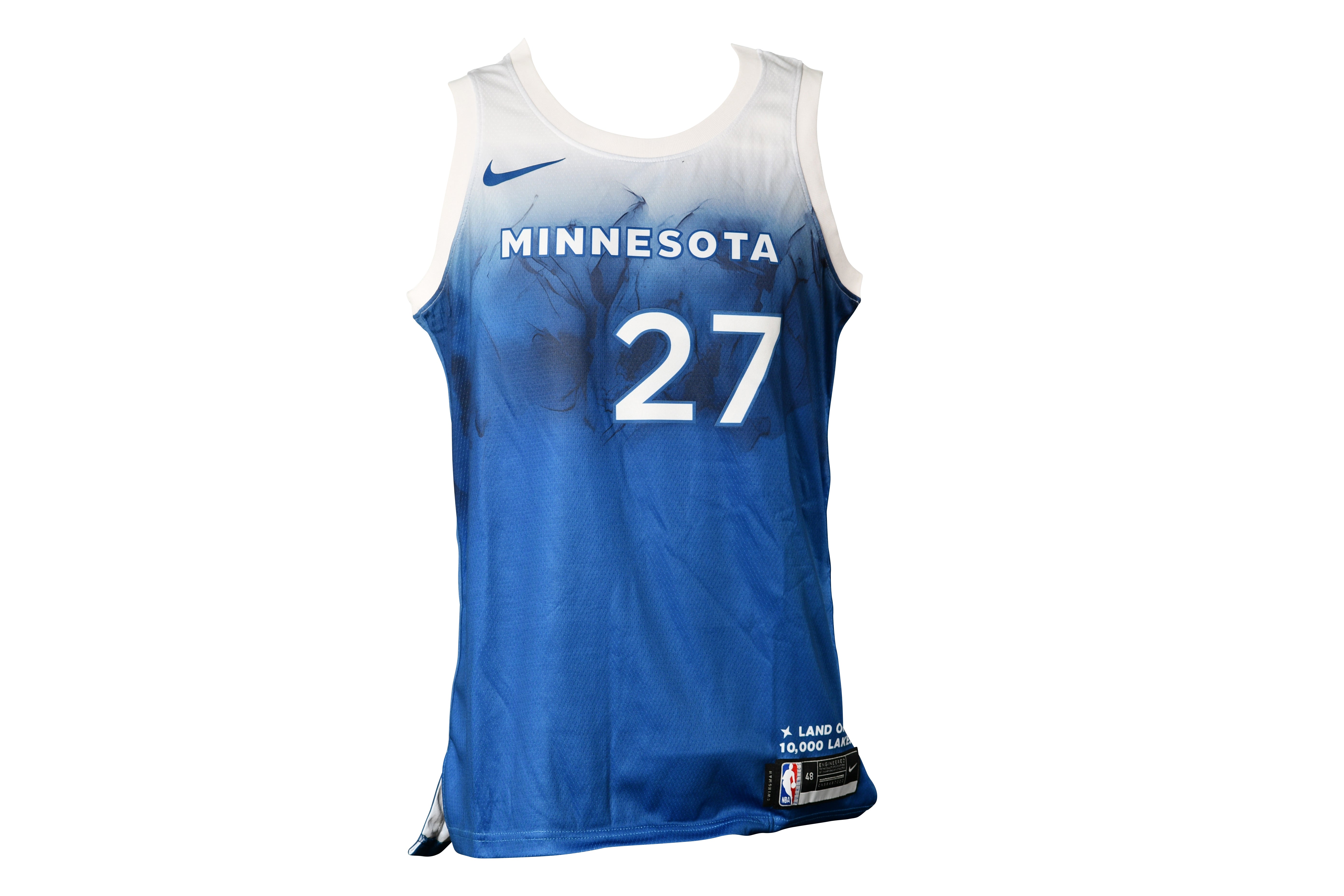 RUDY GOBERT SIGNED Timberwolves JERSEY