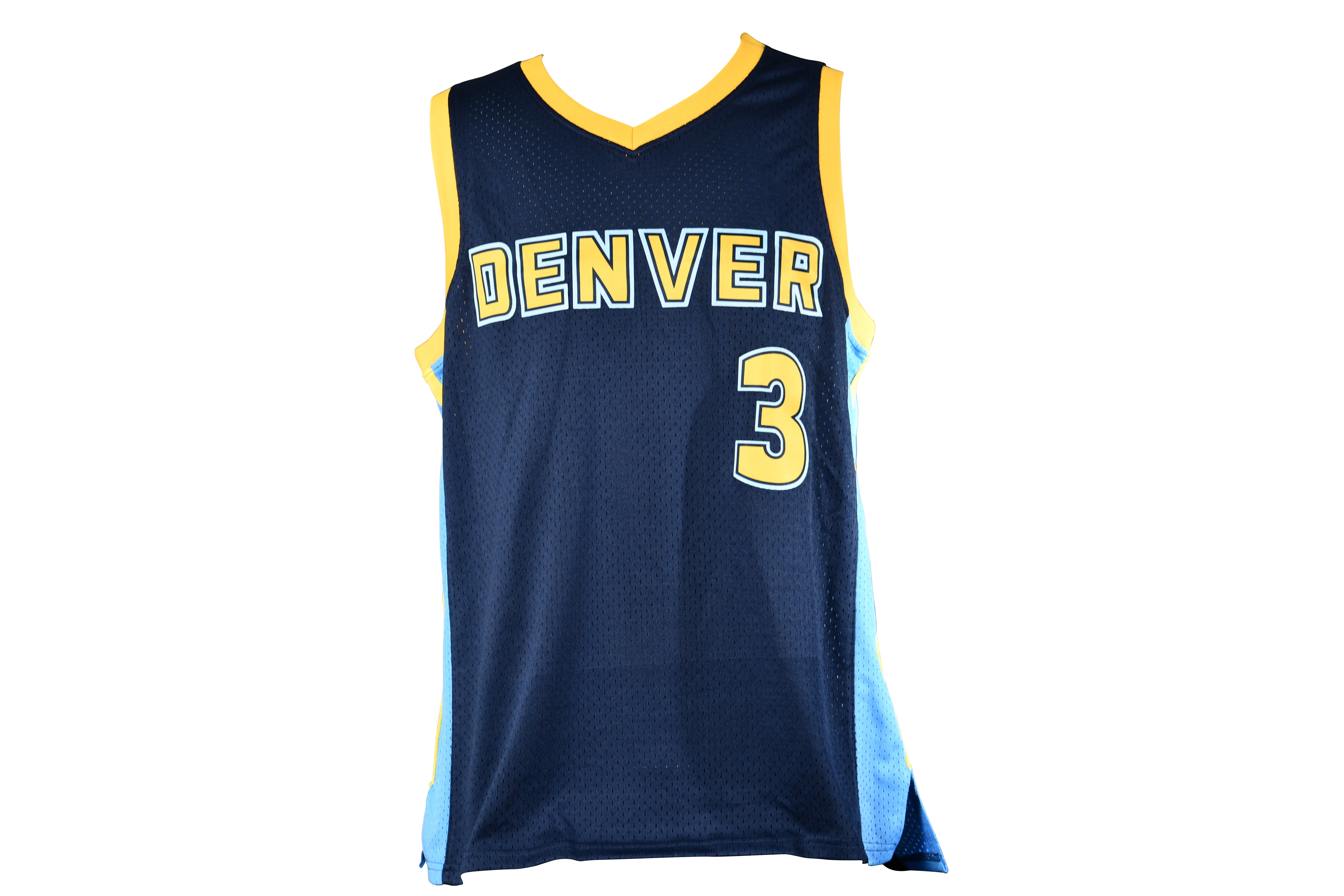 Allen Iverson Signed Nuggets Jersey Inscribed "11x AS"