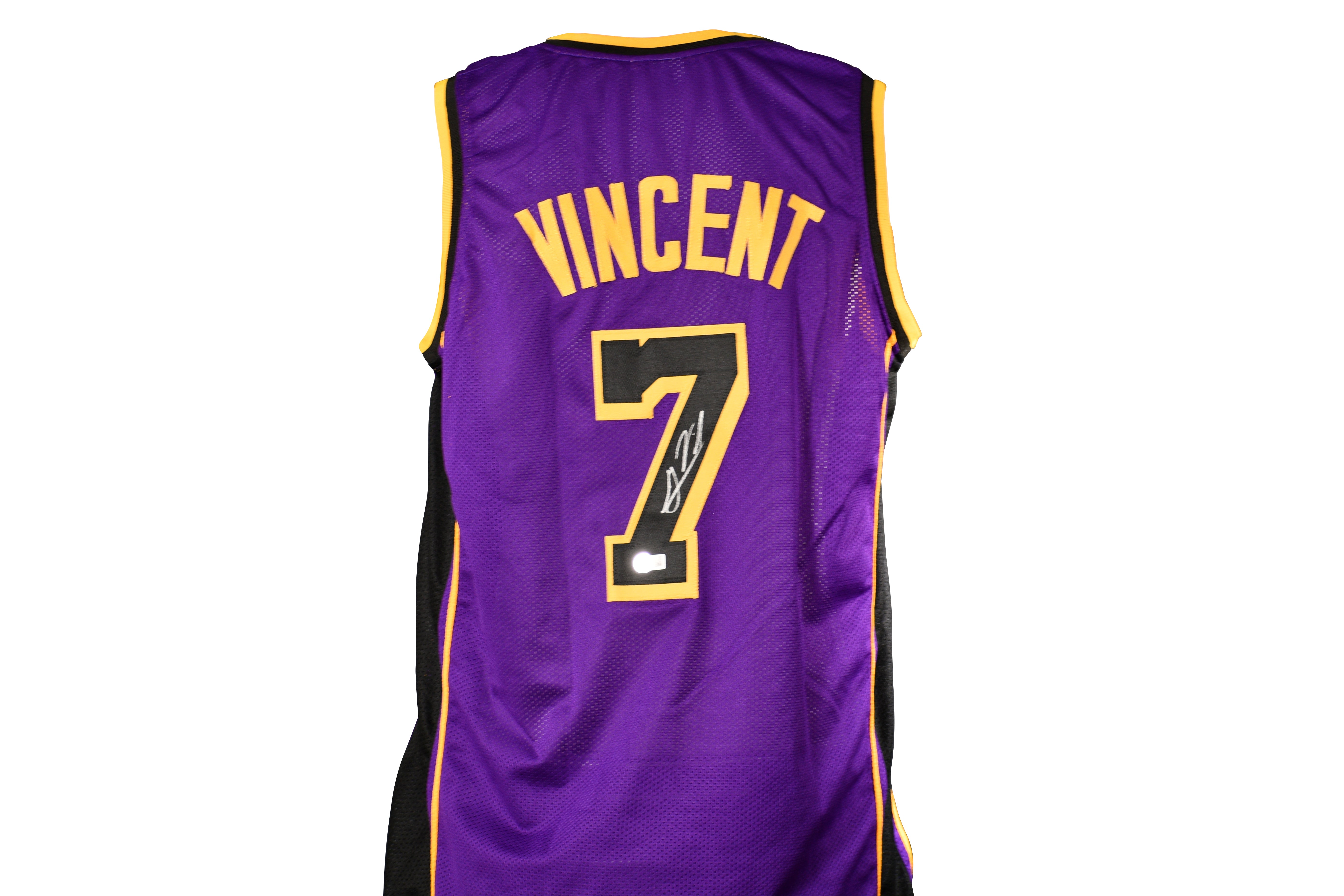 Gabe Vincent Signed Lakers Jersey
