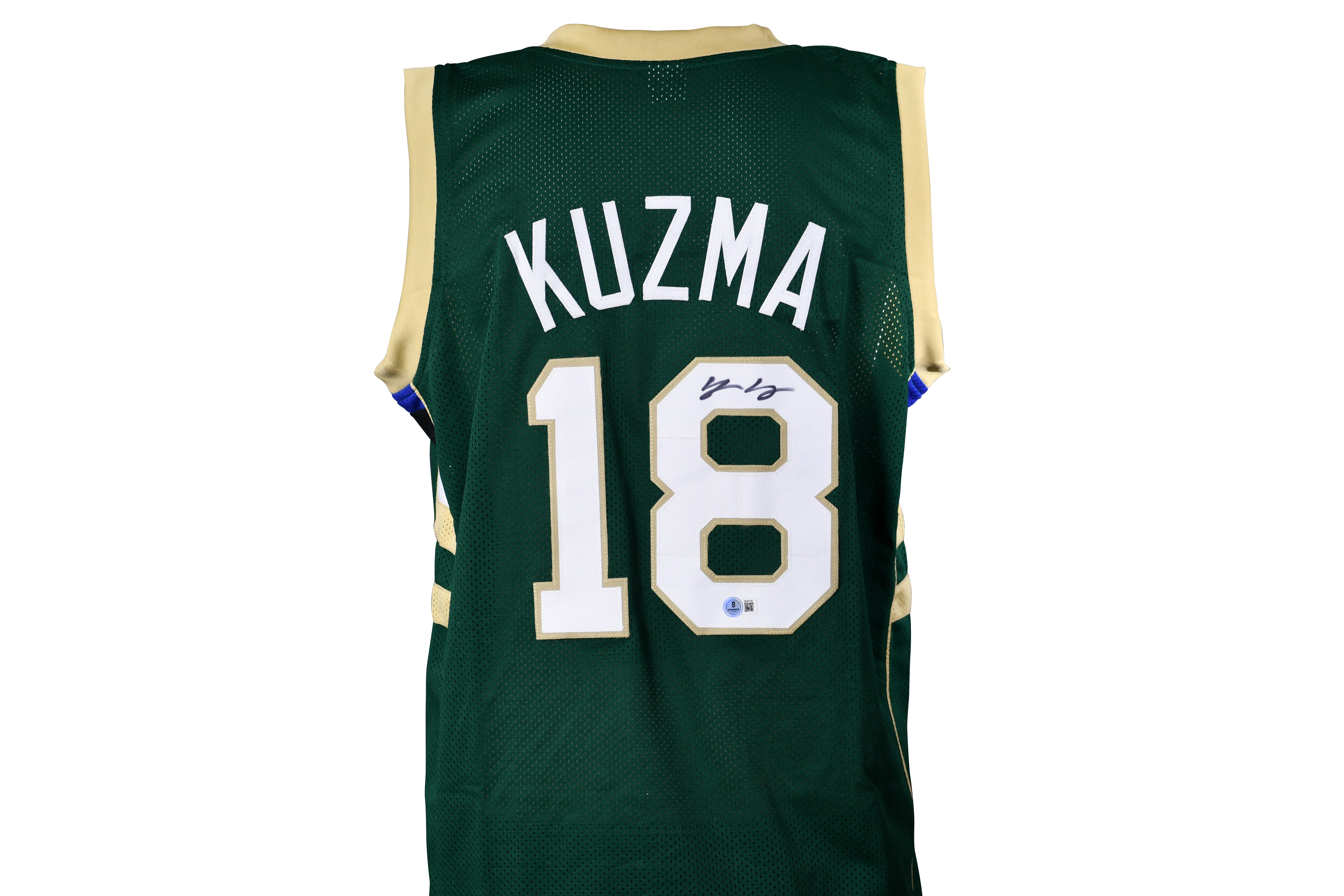 Kyle Kuzma Signed Bucks Jersey