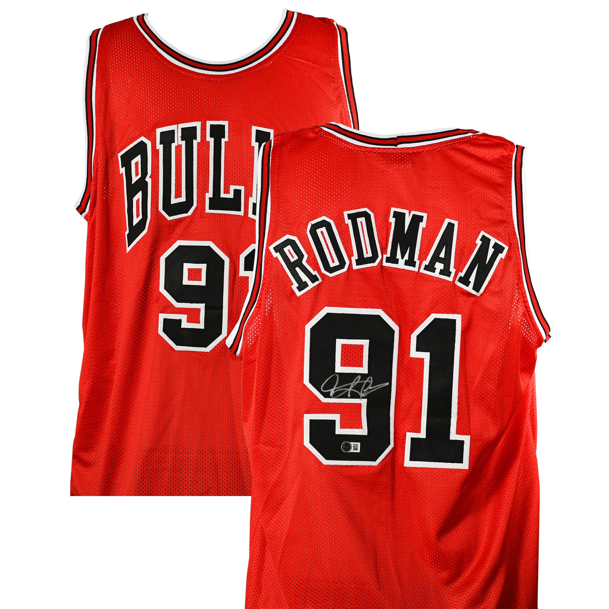 Dennis Rodman Signed Bulls Jersey