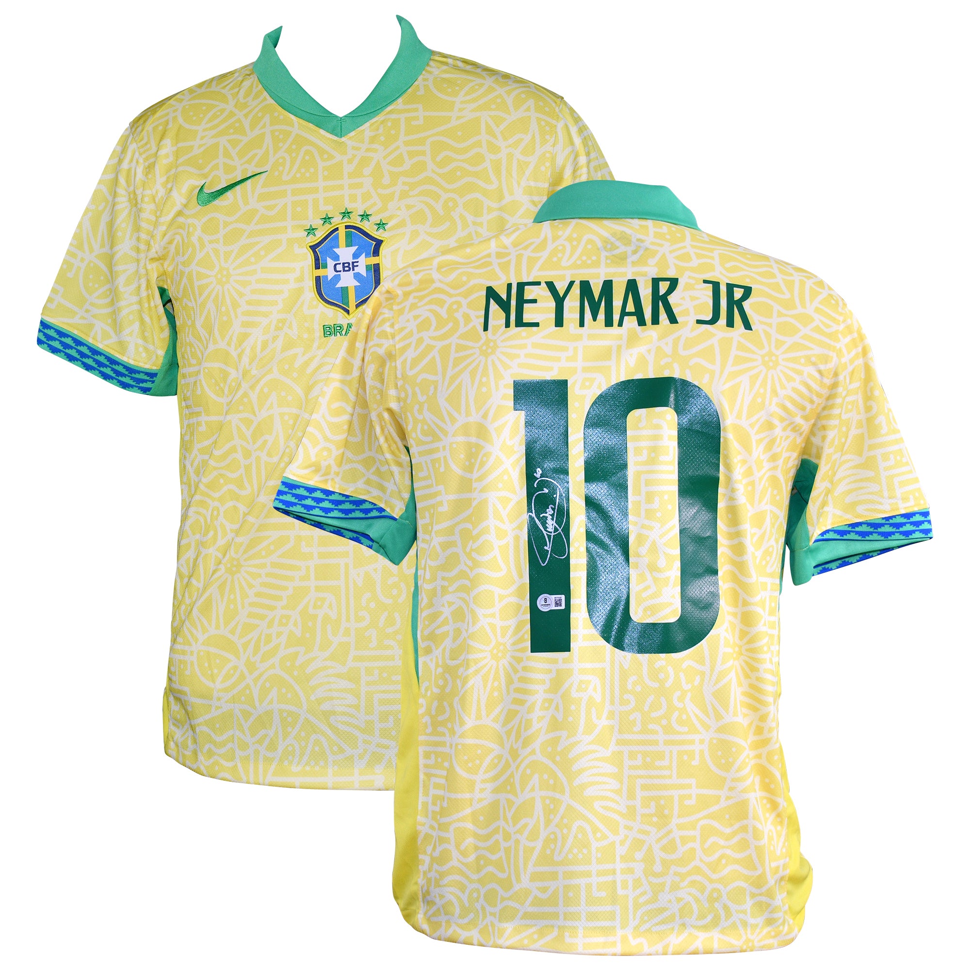 Neymar Jr. signed Brazil Nike Authentic Jersey