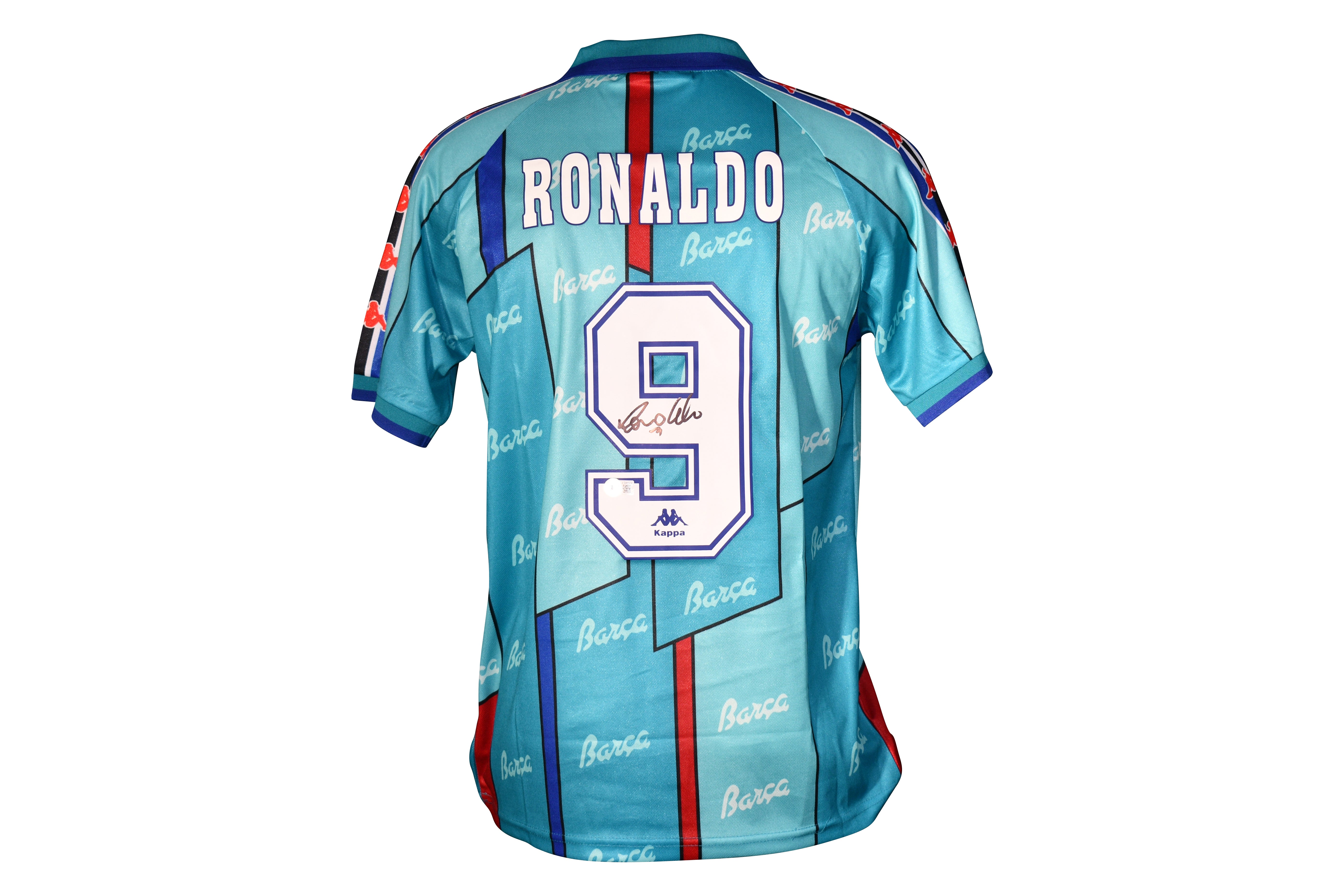 Ronaldo Nazario Signed FC Barcelona Jersey