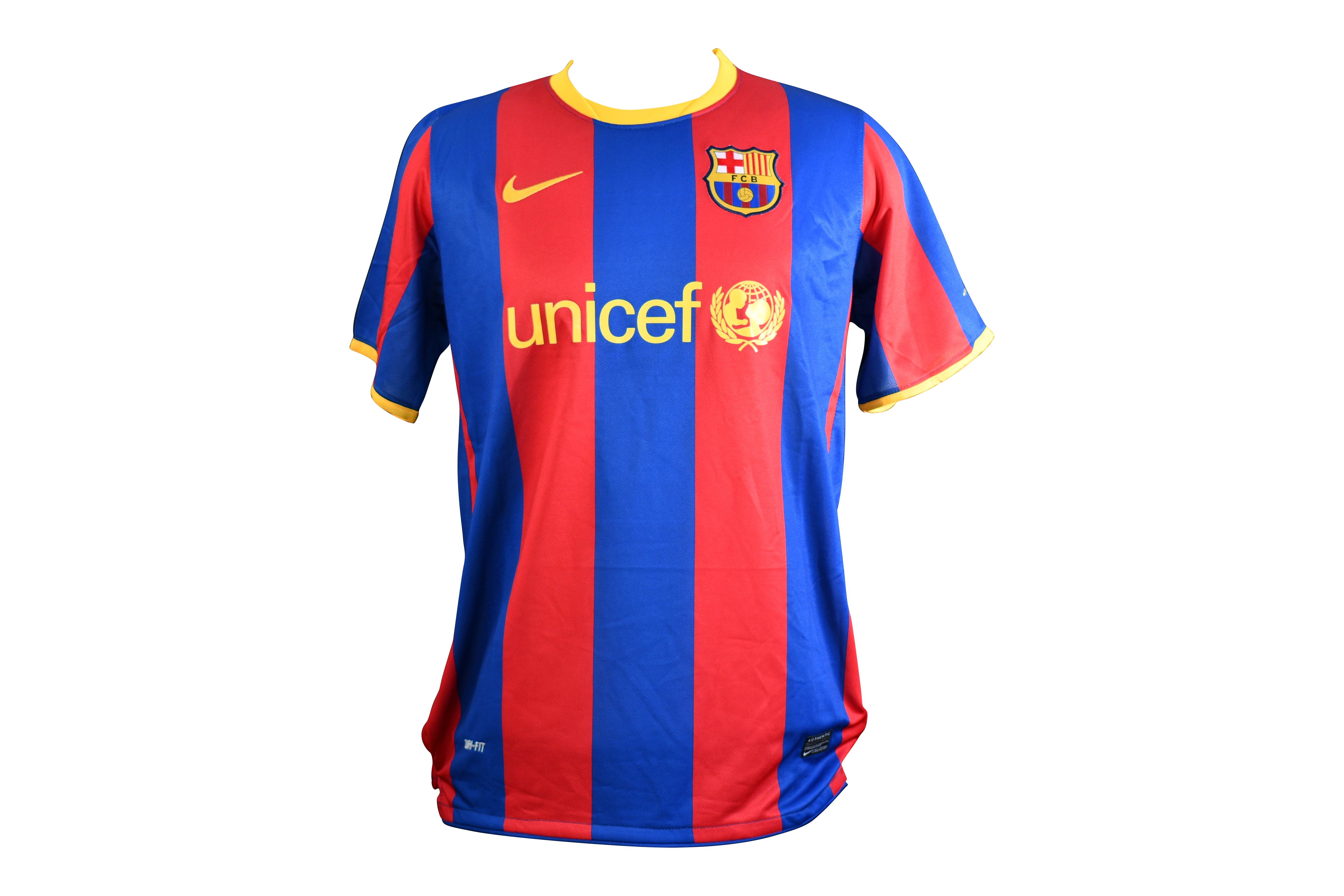 Xavi Hernandez Signed Barcelona Nike Authentic Jersey