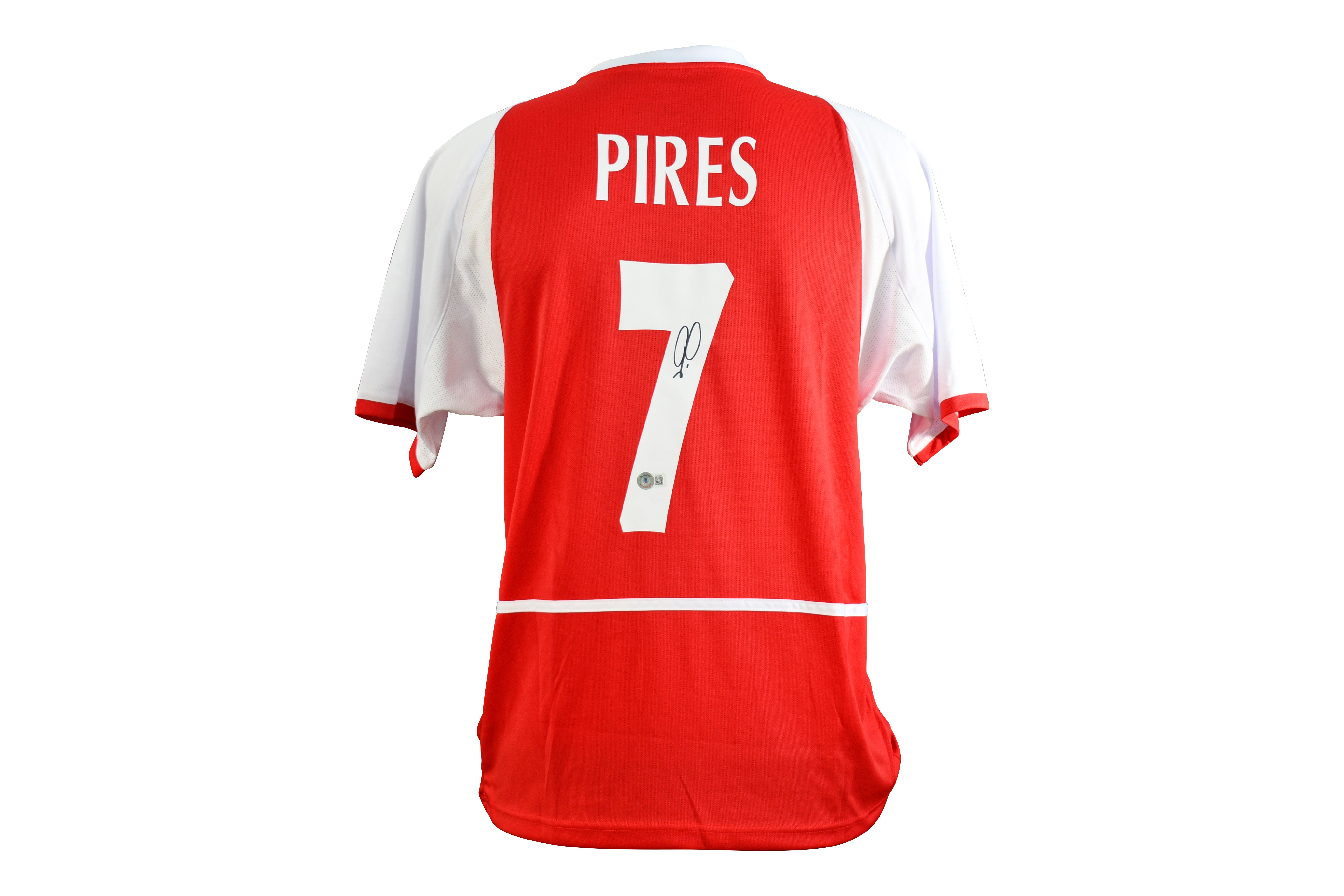 Robert Pires Signed Arsenal Jersey