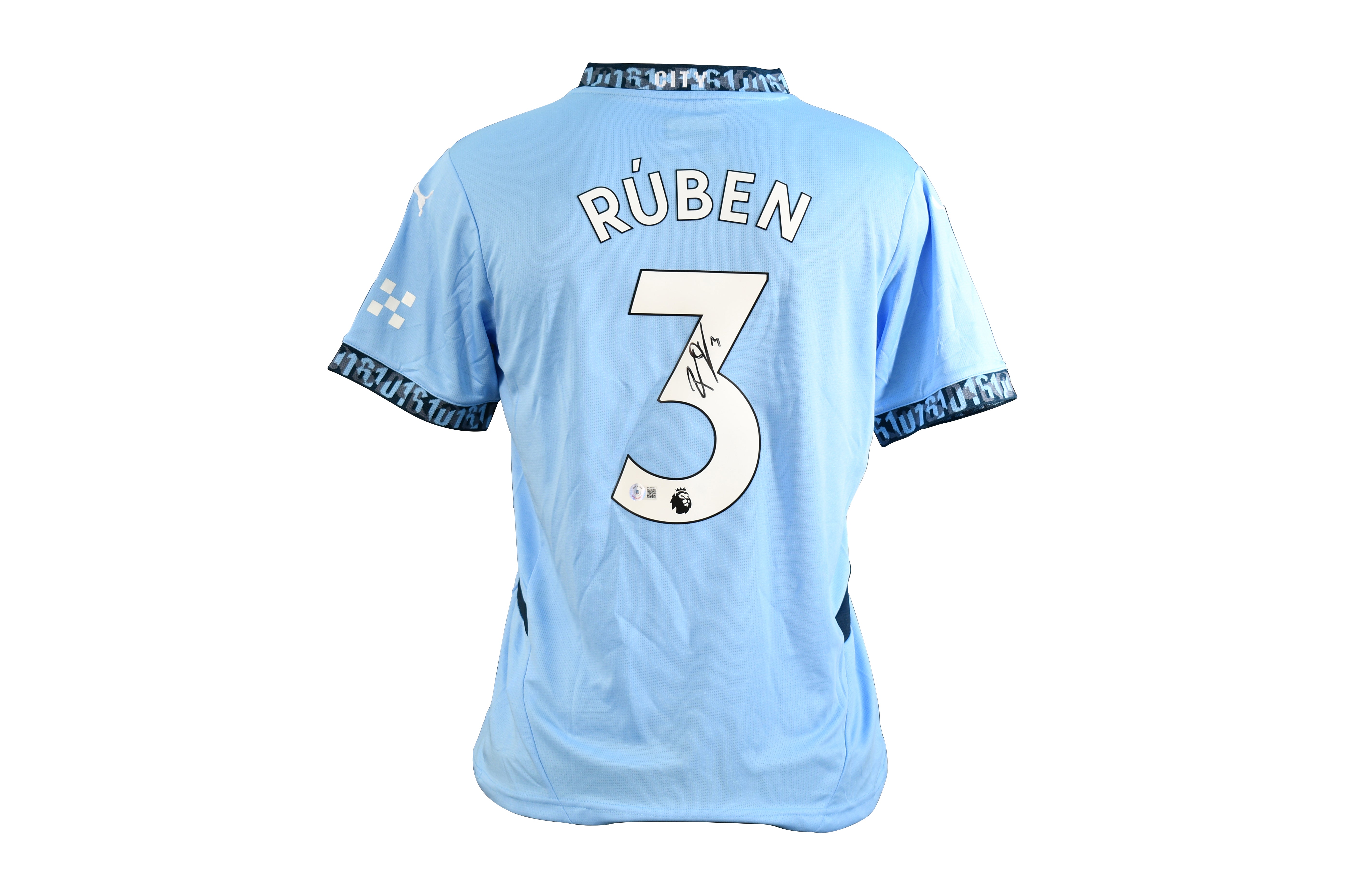 Ruben Dias Signed Manchester City Jersey