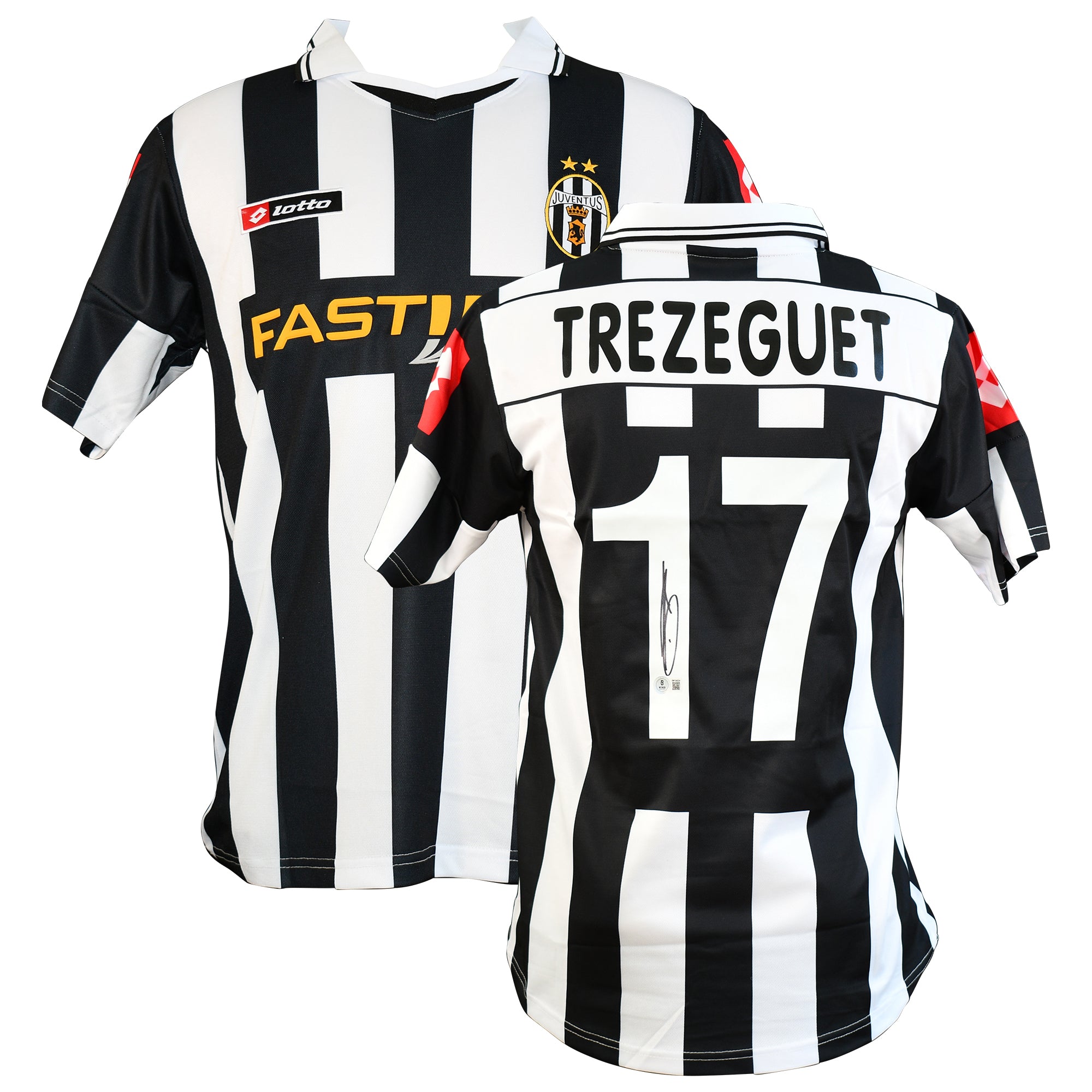 David Trezeguet Signed Juventus Lotta Authentic Jersey