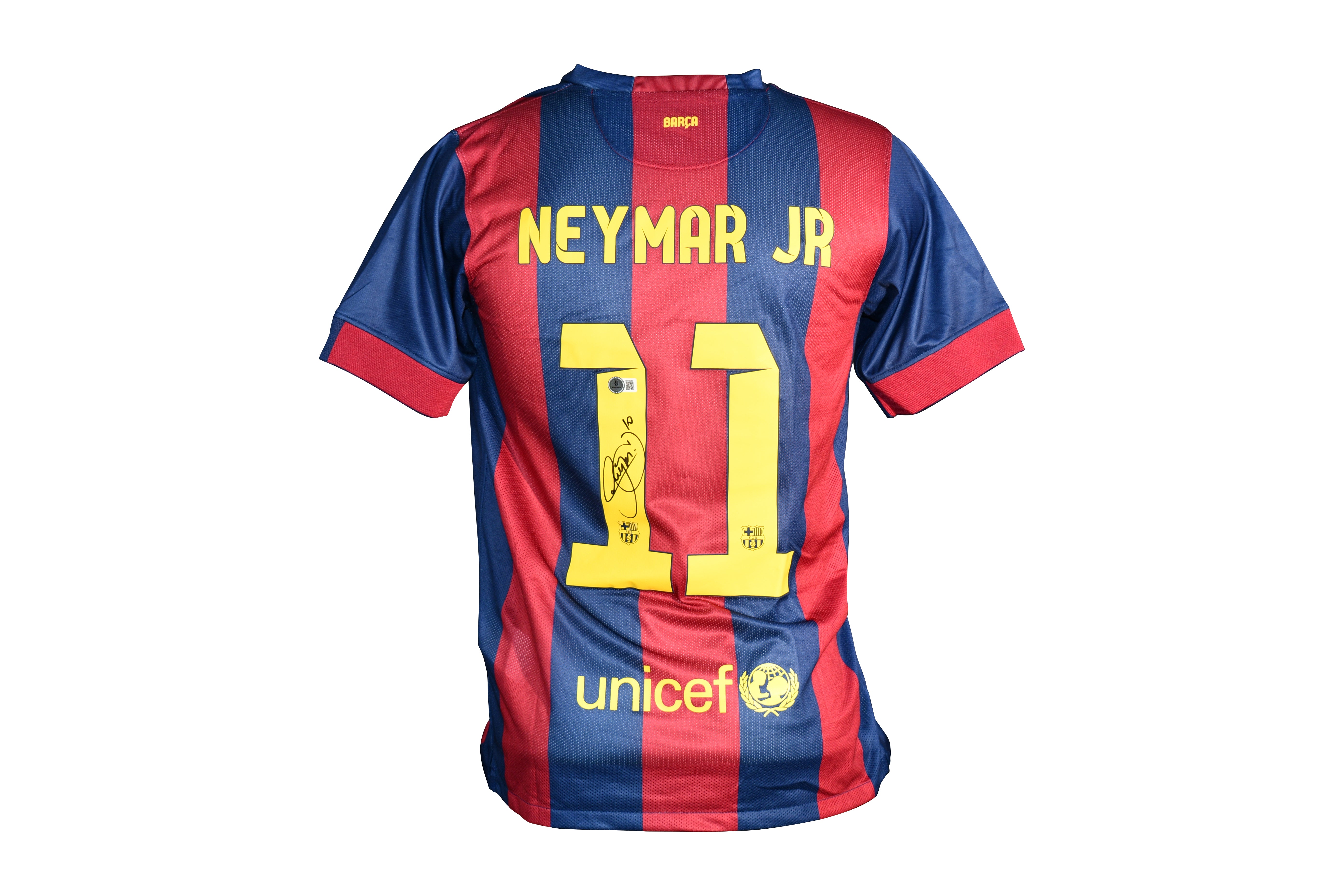 Neymar Jr. Signed Barcelona Nike Authentic Jersey