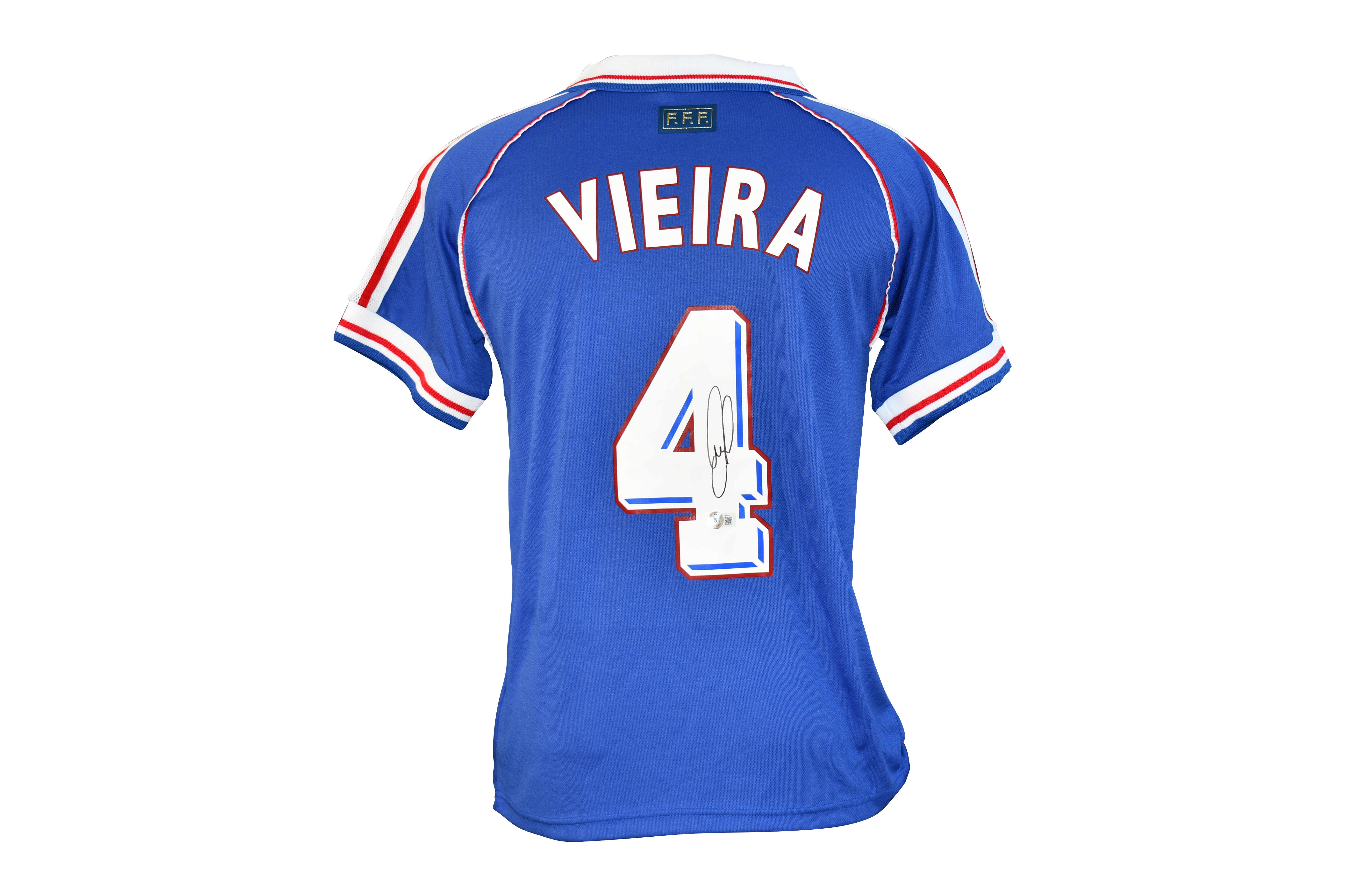 Patrick Vieira Signed France Jersey