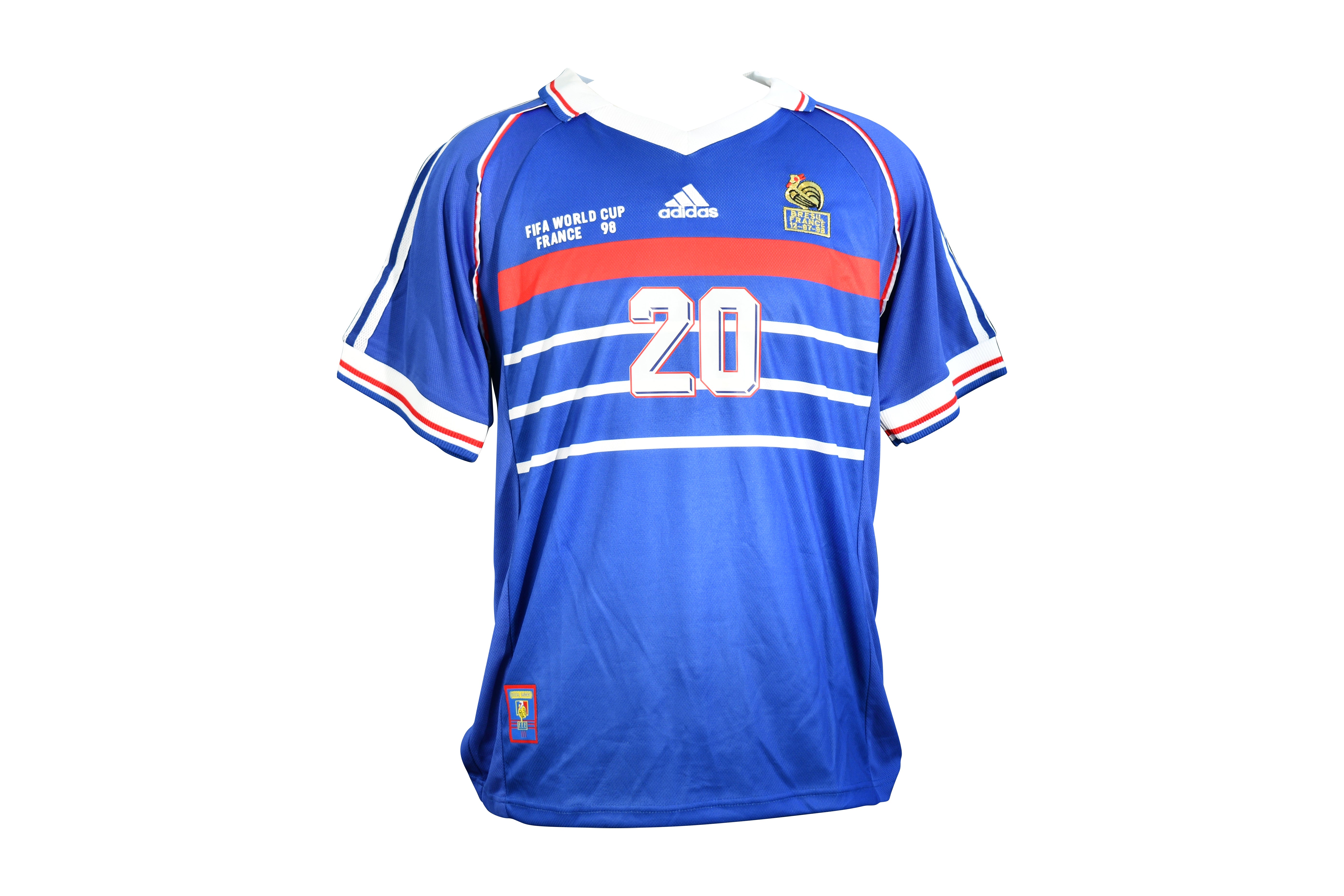 David Trezeguet Signed France Adidas Authentic Jersey