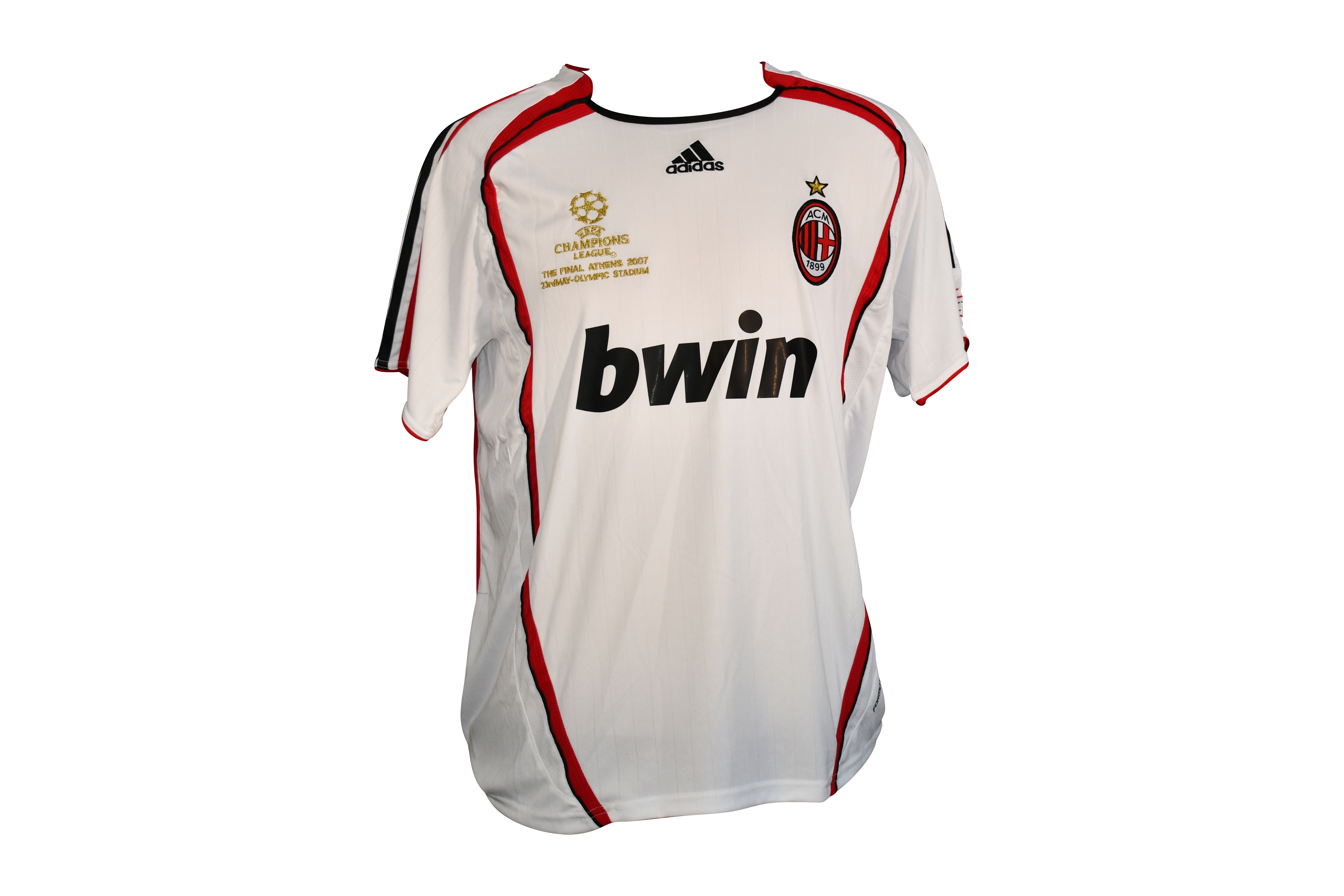 Kaka MILAN AC Signed Adidas Authentic Jersey UCL Final 2007