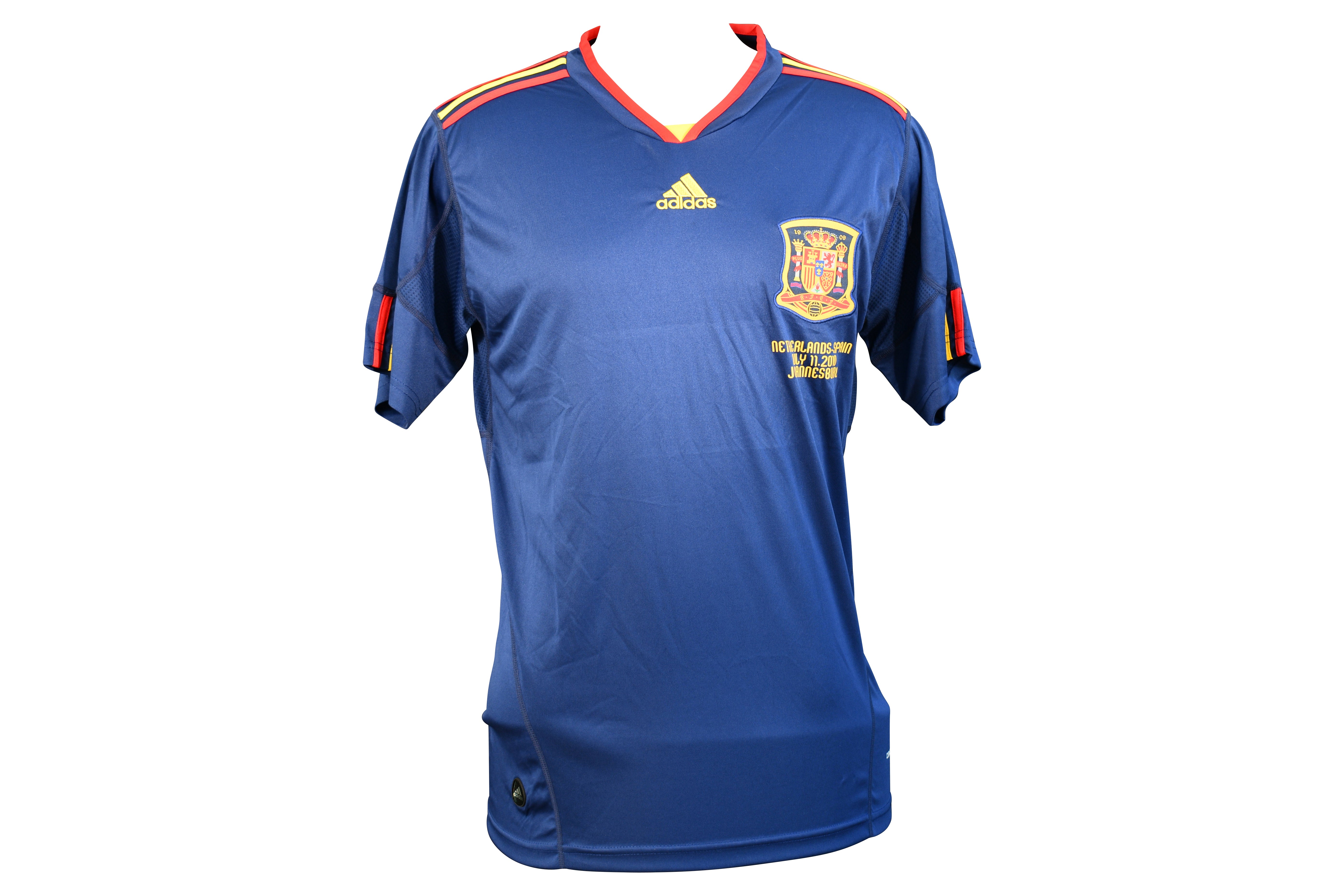 Andrés Iniesta Signed Spain Nike Authentic Jersey