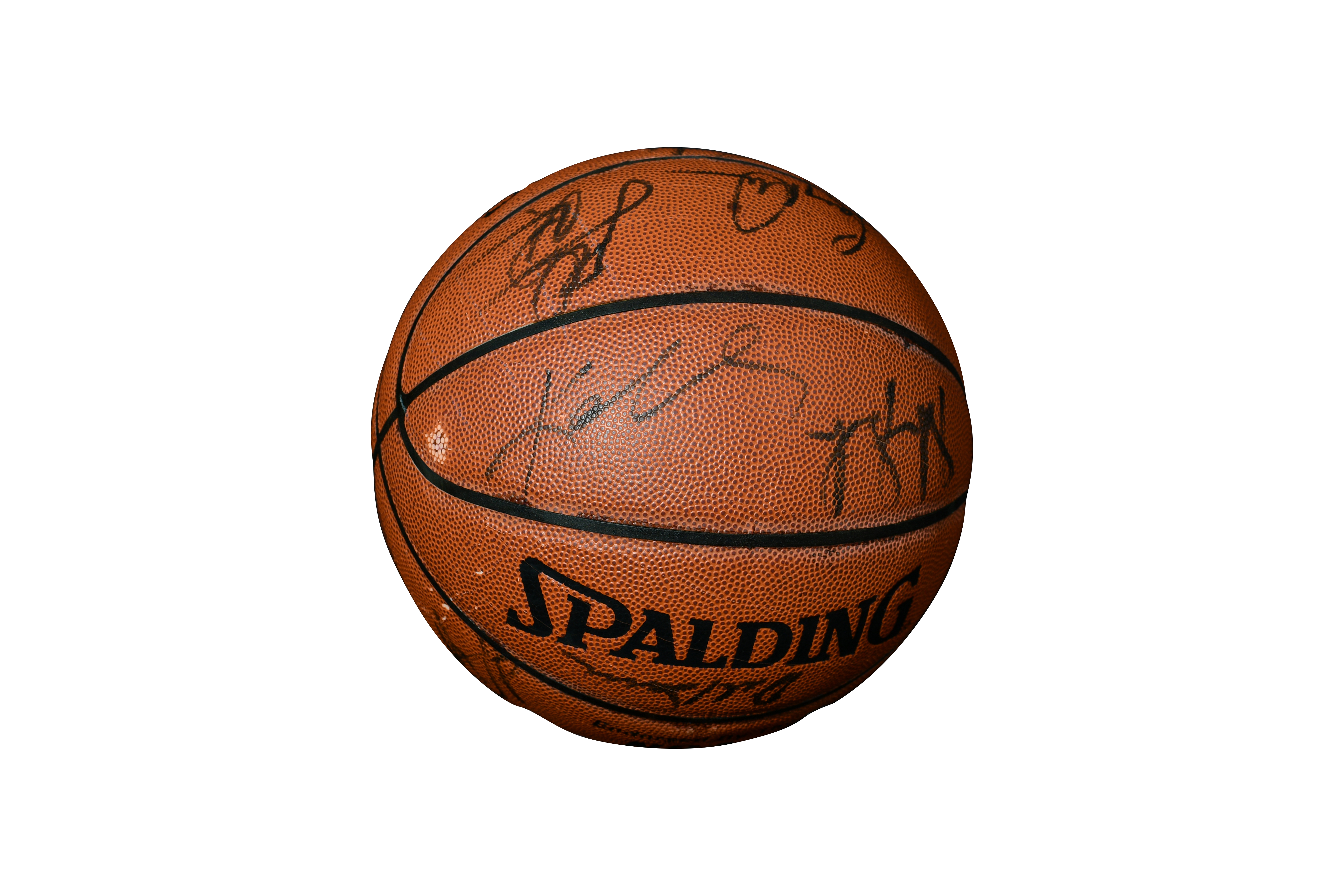 1997-98 Los Angeles Lakers Team Signed Basketball | Complete Roster (17 Signatures)