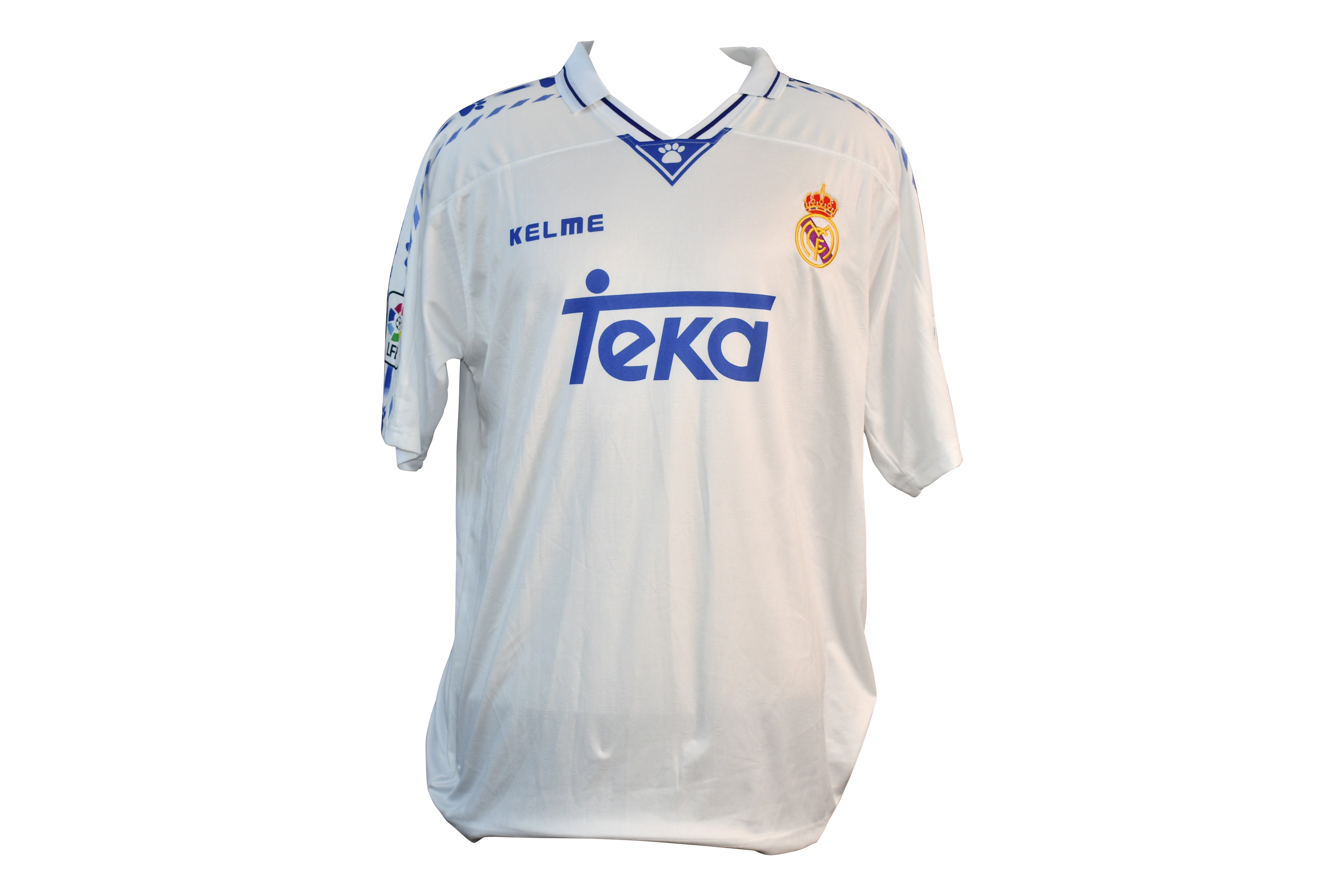 Hugo Sanchez Signed Real Madrid Kelme Authentic Jersey “Spet/24.”