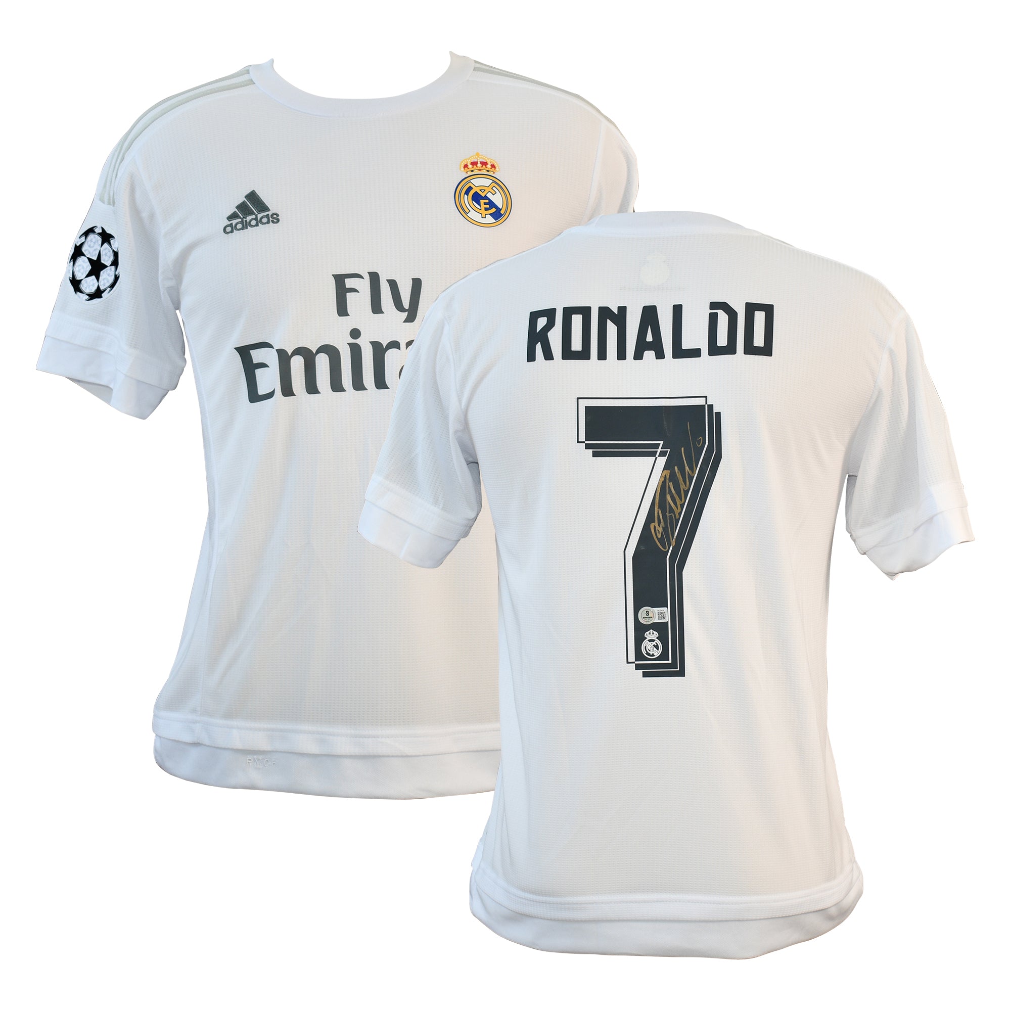 Cristiano Ronaldo Signed Real Madrid CF. Adidas Authentic Jersey