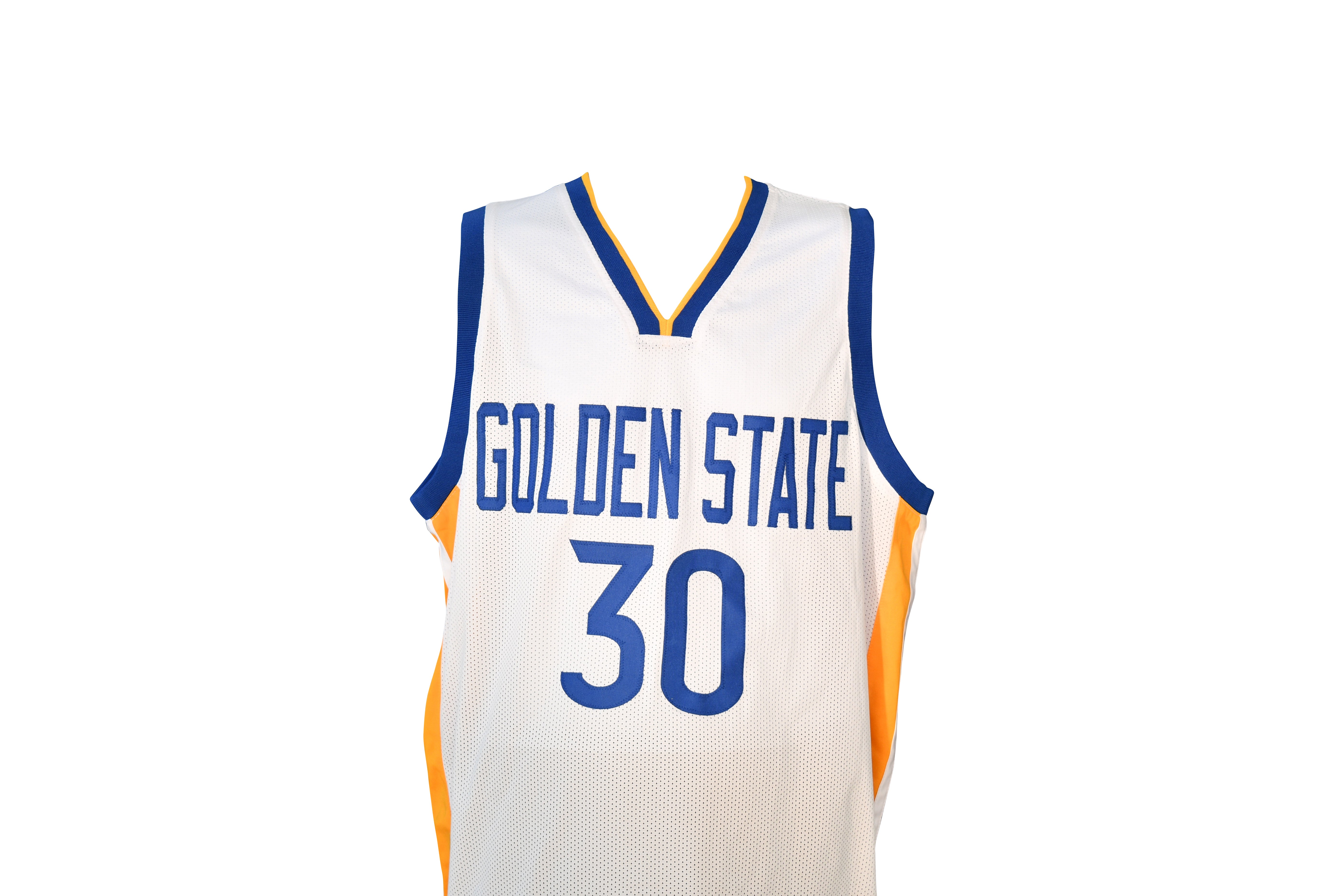Stephen Curry Signed Career Highlight Stat Jersey