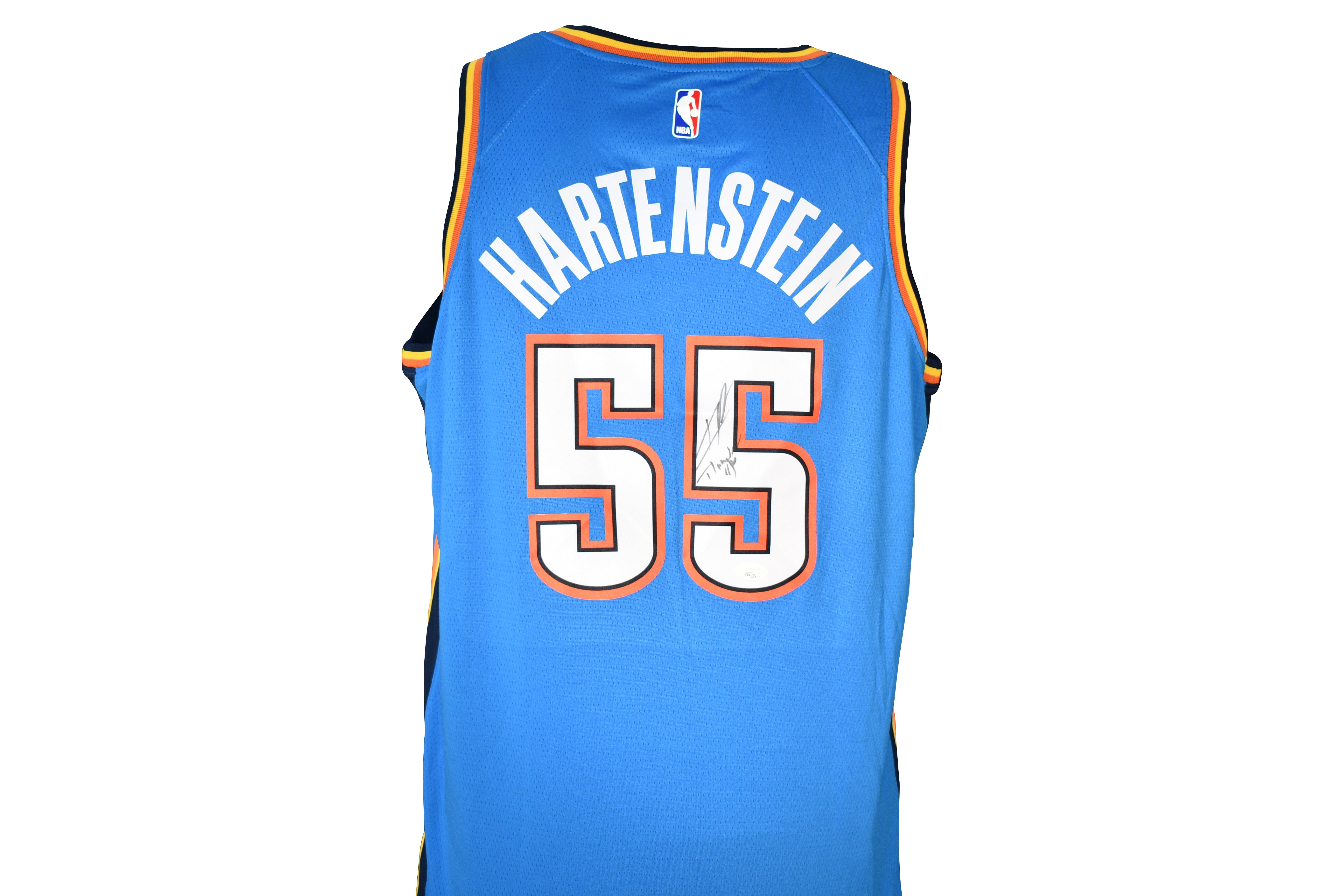 Isaiah Hartenstein Signed Oklahoma City Thunder Nike Authentic Jersey with Inscription