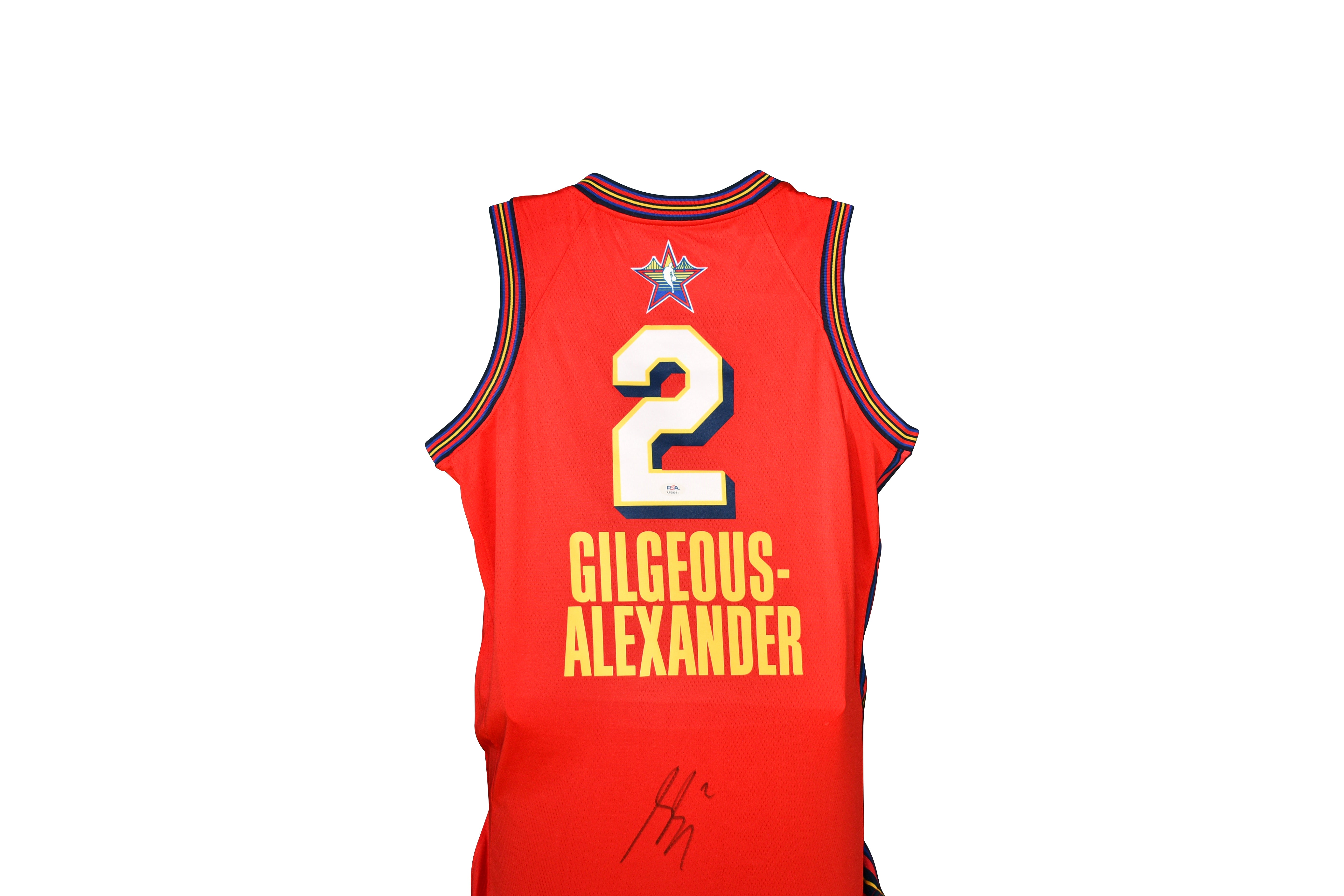 Shai Gilgeous-Alexander Signed Jersey - 2025 ALL STAR GAME