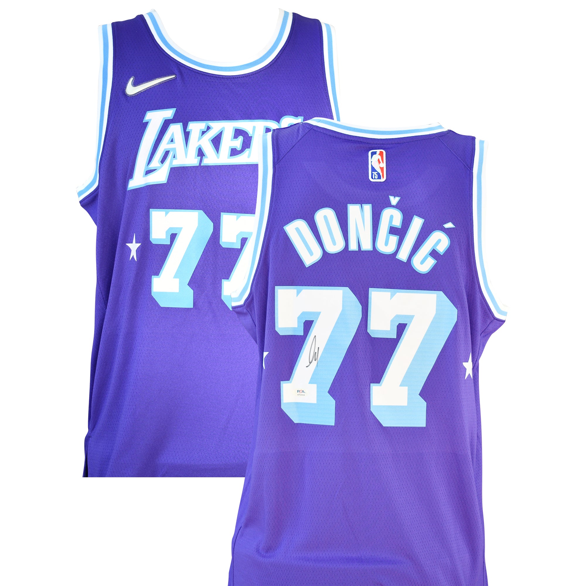 Luka Dončić Signed Lakers Authentic Nike Swingman Jersey