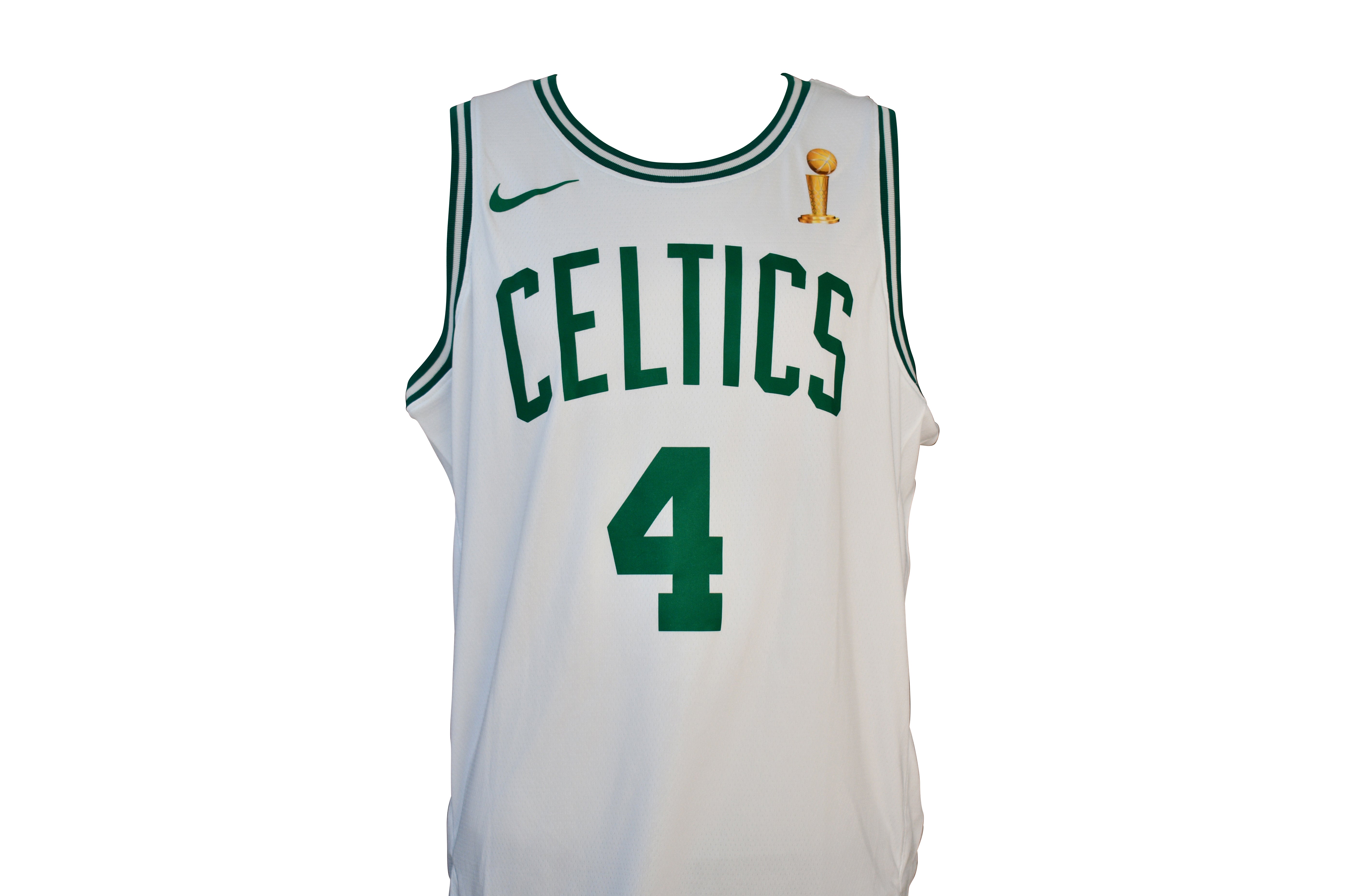 Jrue Holiday Signed Boston Celtics White Jersey Finals Patch