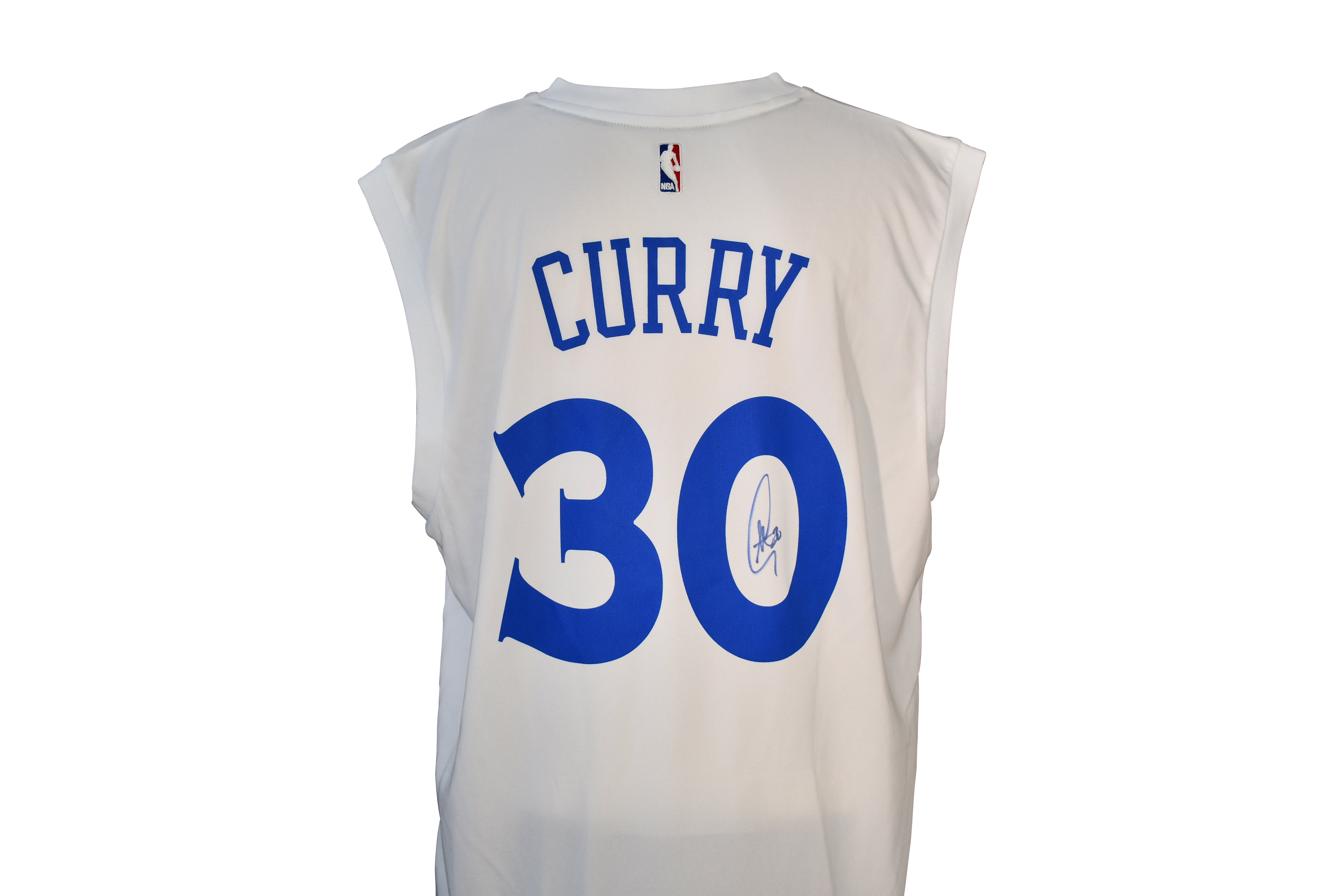 Stephen Curry Signed Warriors 2017 Champions Adidas Jersey