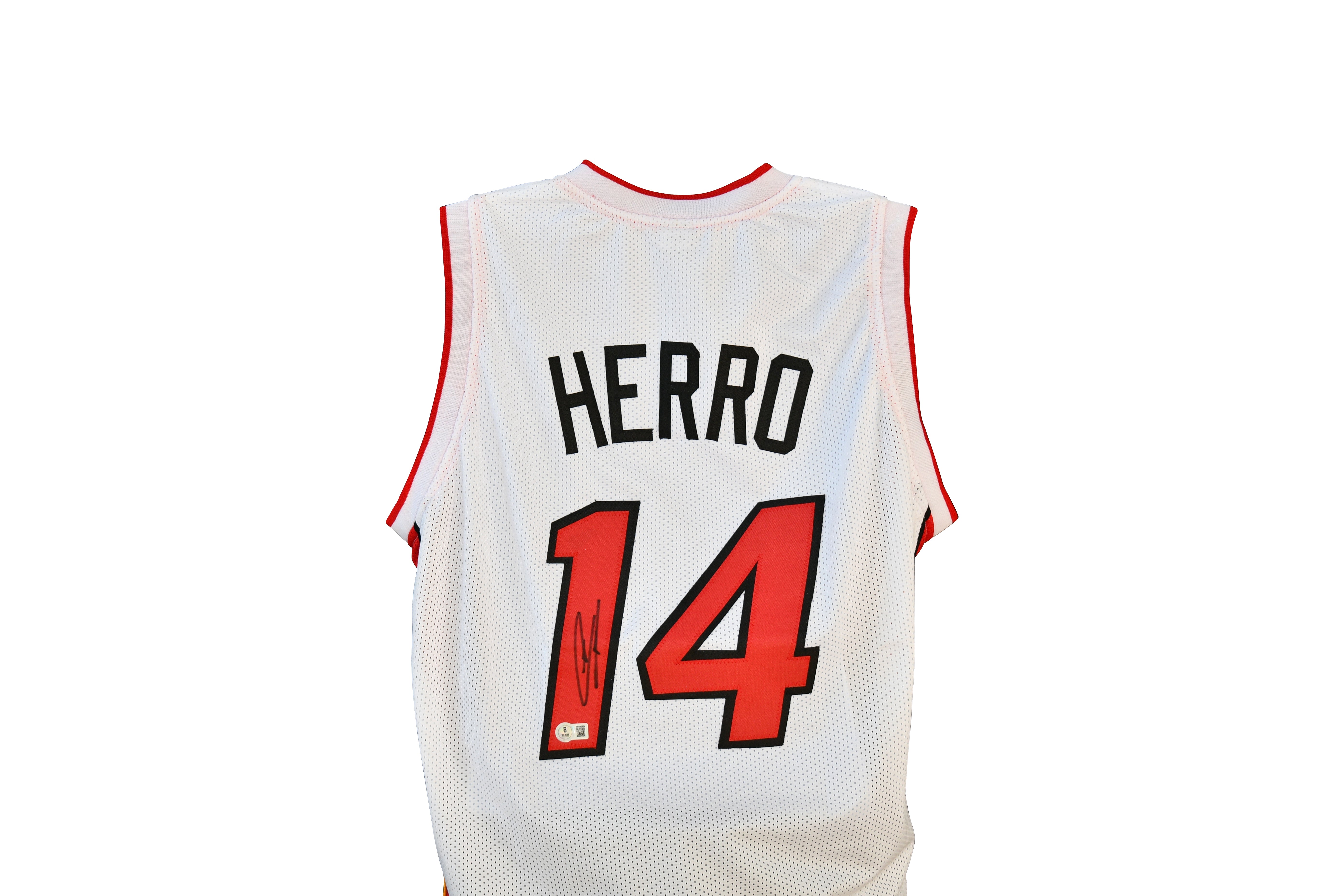 TYLER HERRO SIGNED HEAT JERSEY