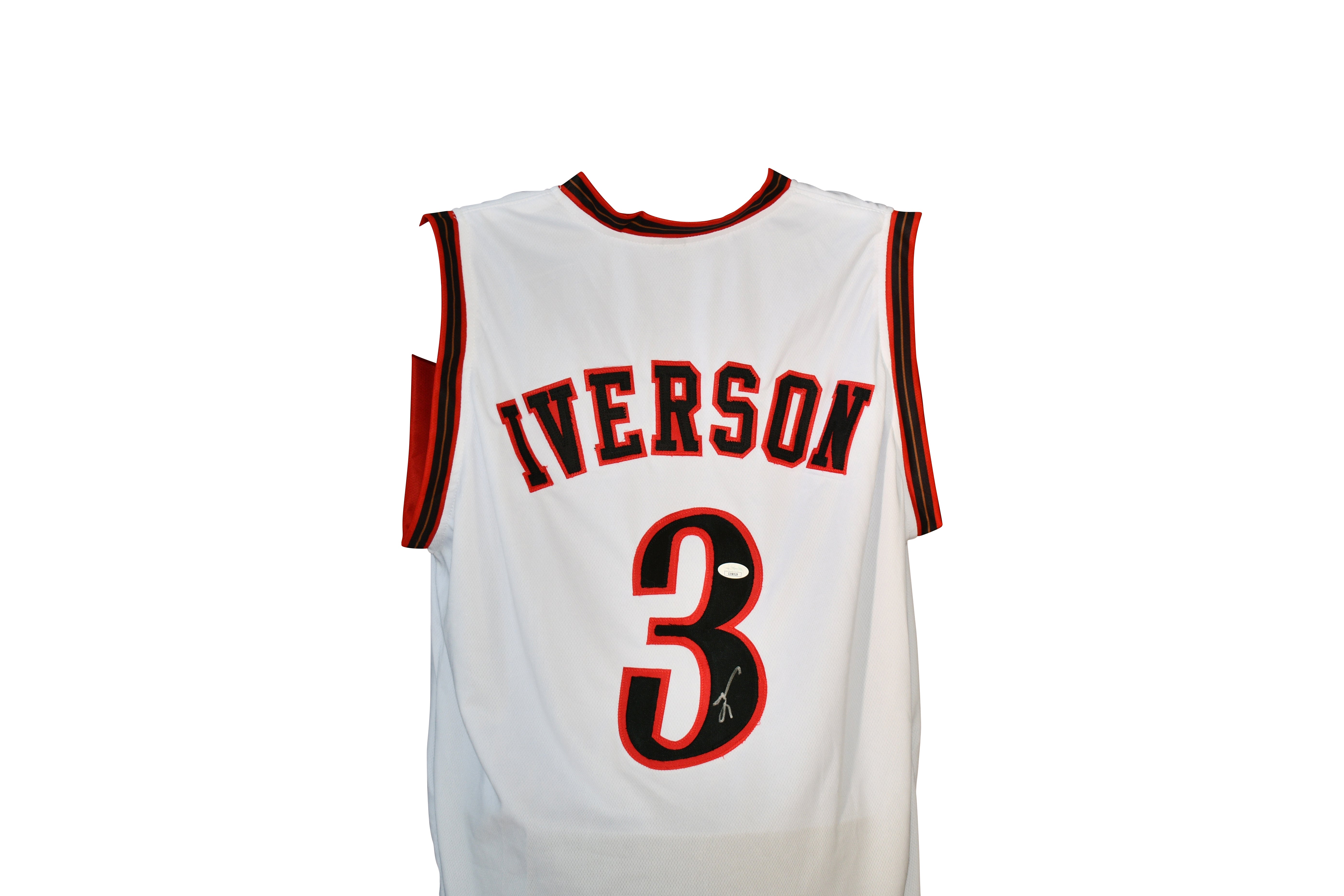 Allen Iverson Signed 76ers Jersey