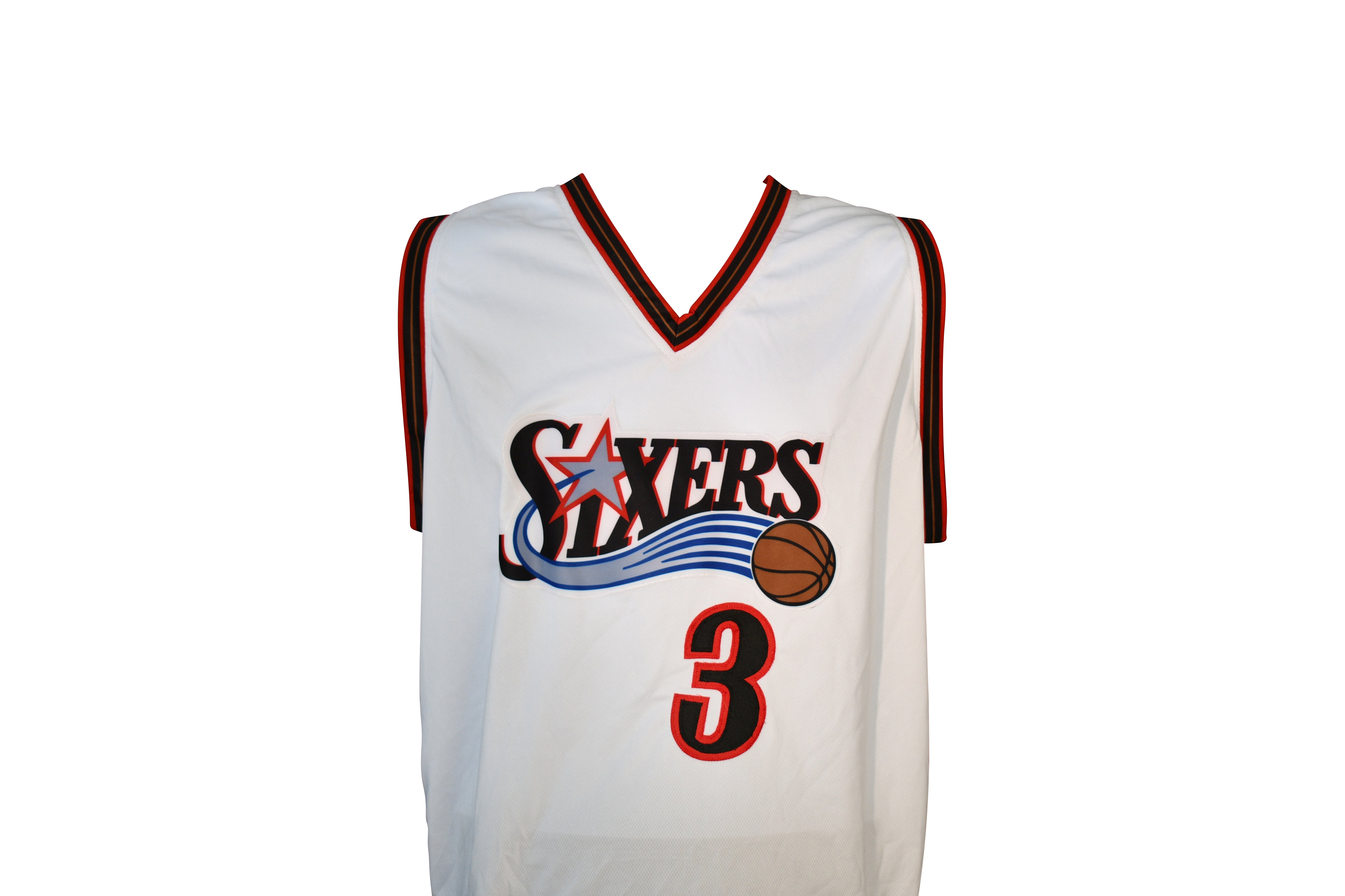 Allen Iverson Signed 76ers Jersey