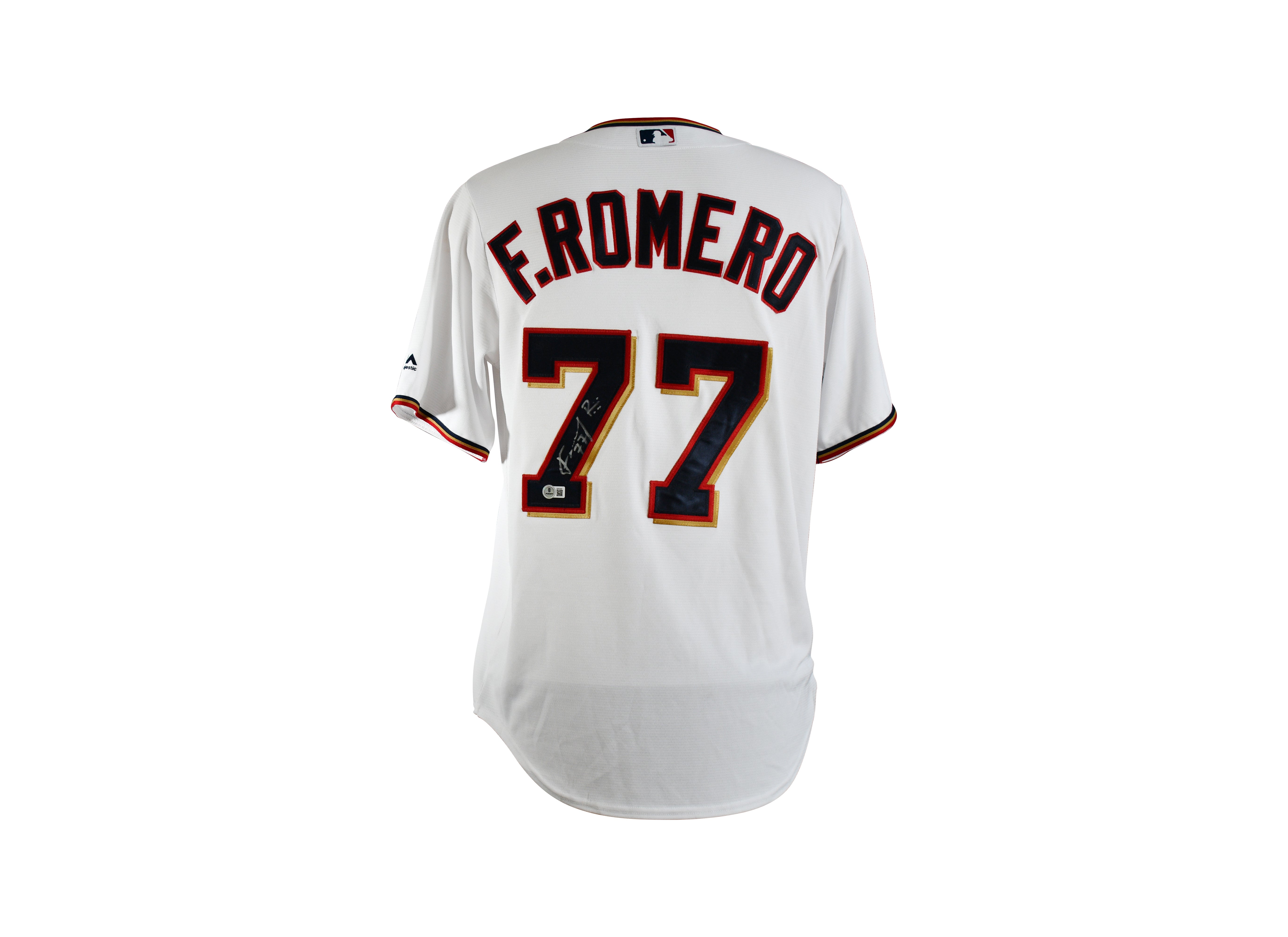 Fernando Romero Signed Minnesota Twins Majestic Authentic Jersey