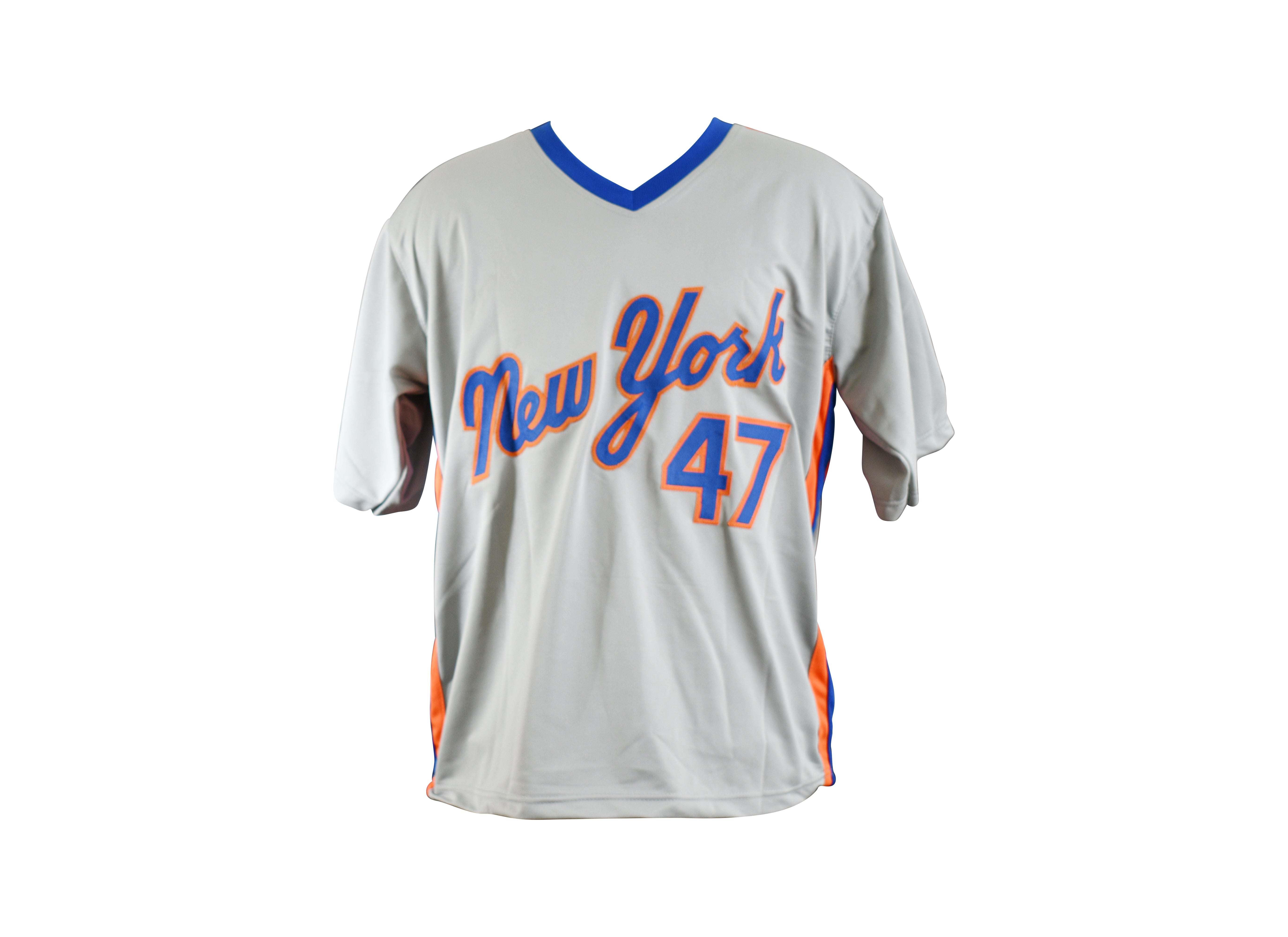 Jesse Orosco Signed New York Mets Jersey Inscribed "Last Out" & "World Champs 86"