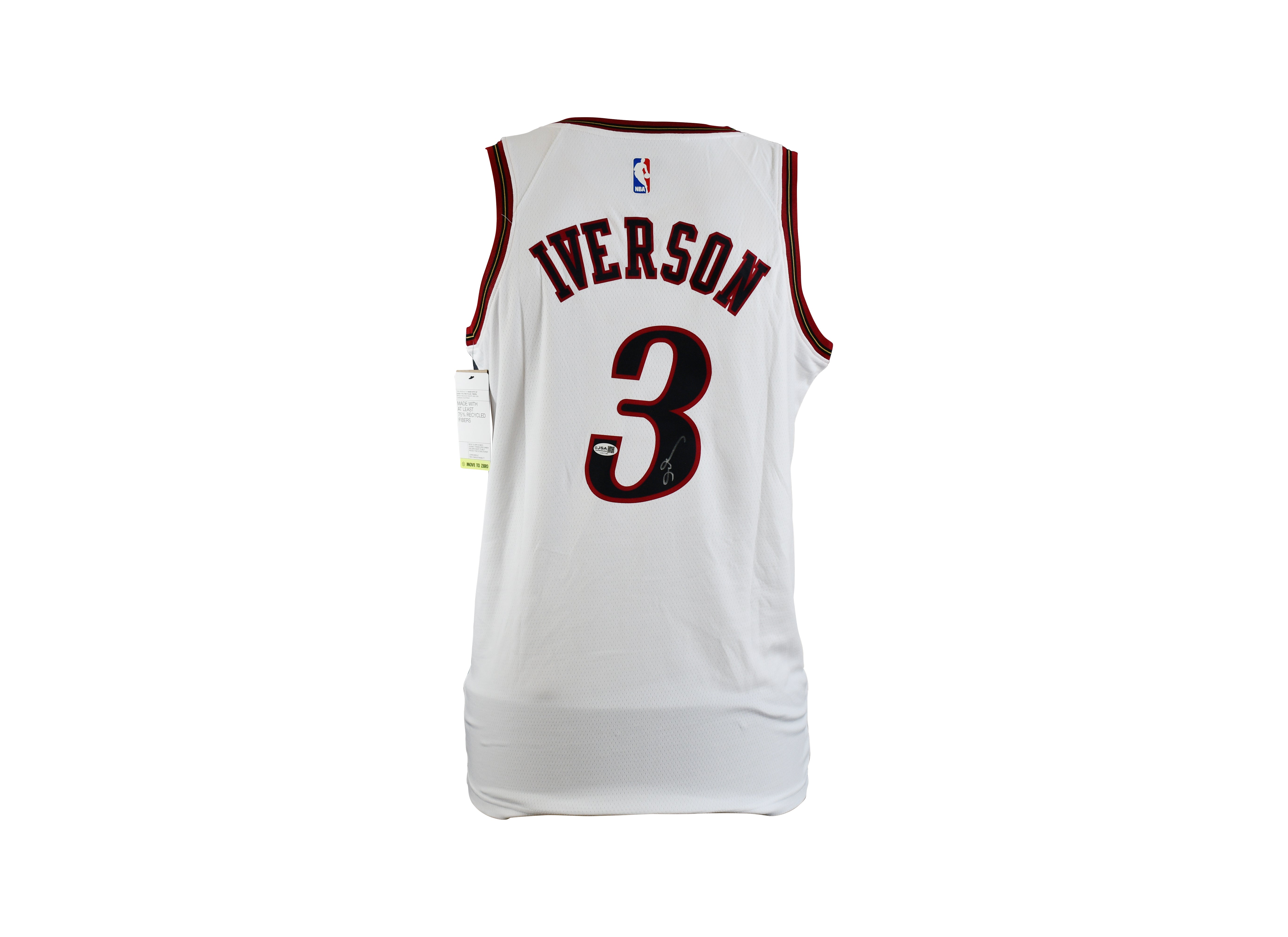 Allen Iverson Signed Philadelphia 76ers Mitchel and Ness Jersey