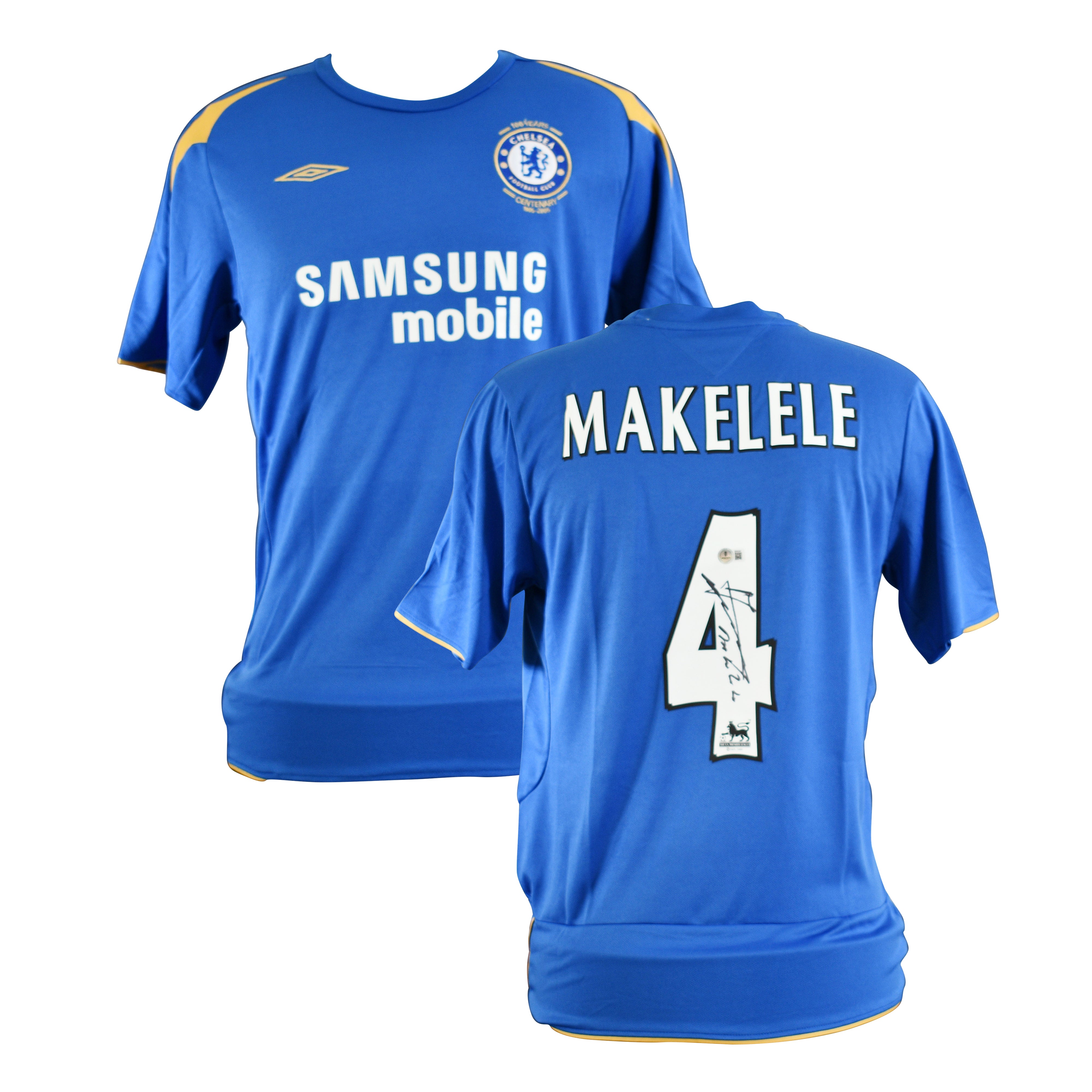 Claude Makélélé Signed Chelsea Jersey