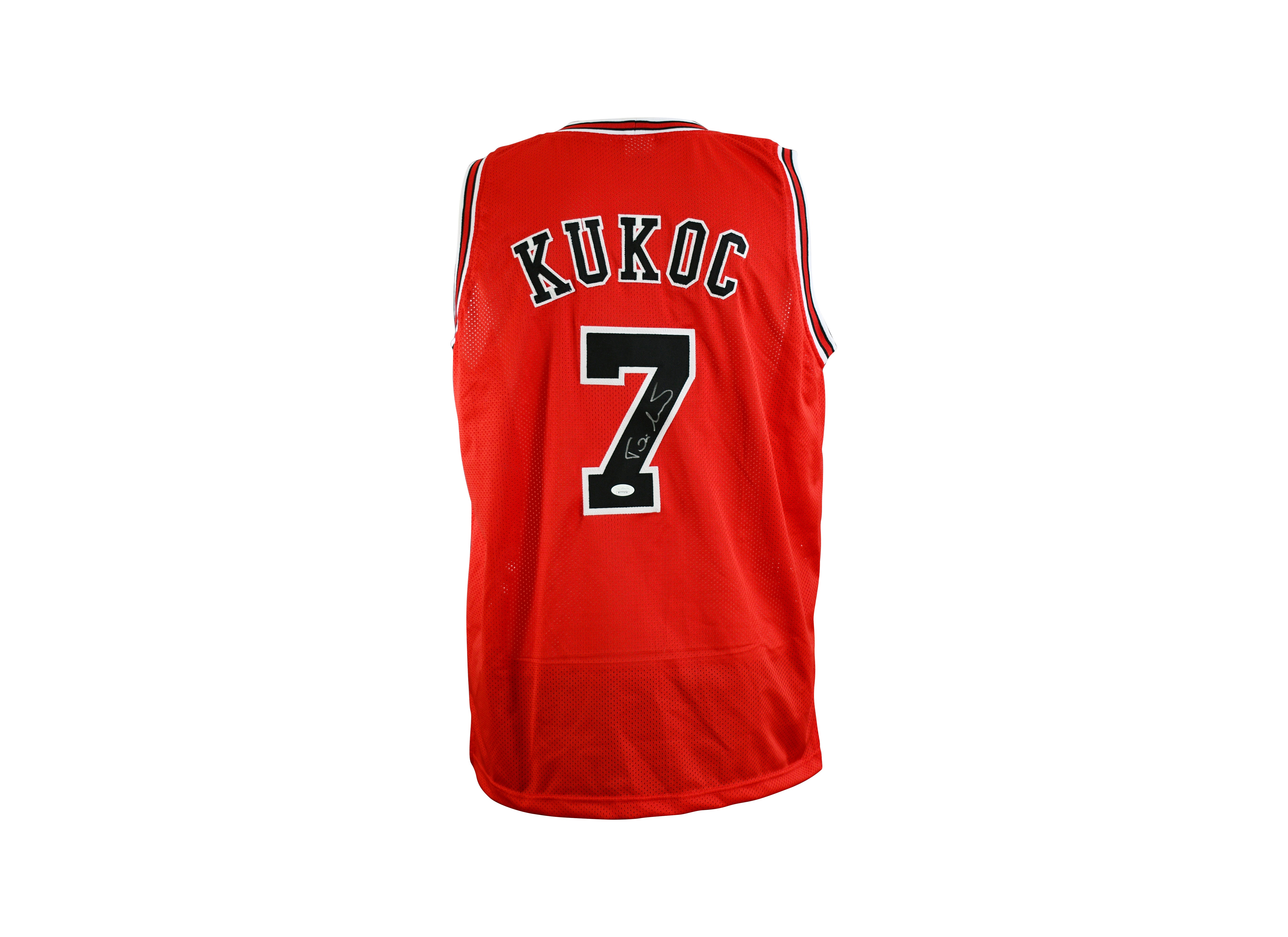 Toni Kukoc Signed Chicago Bulls Jersey