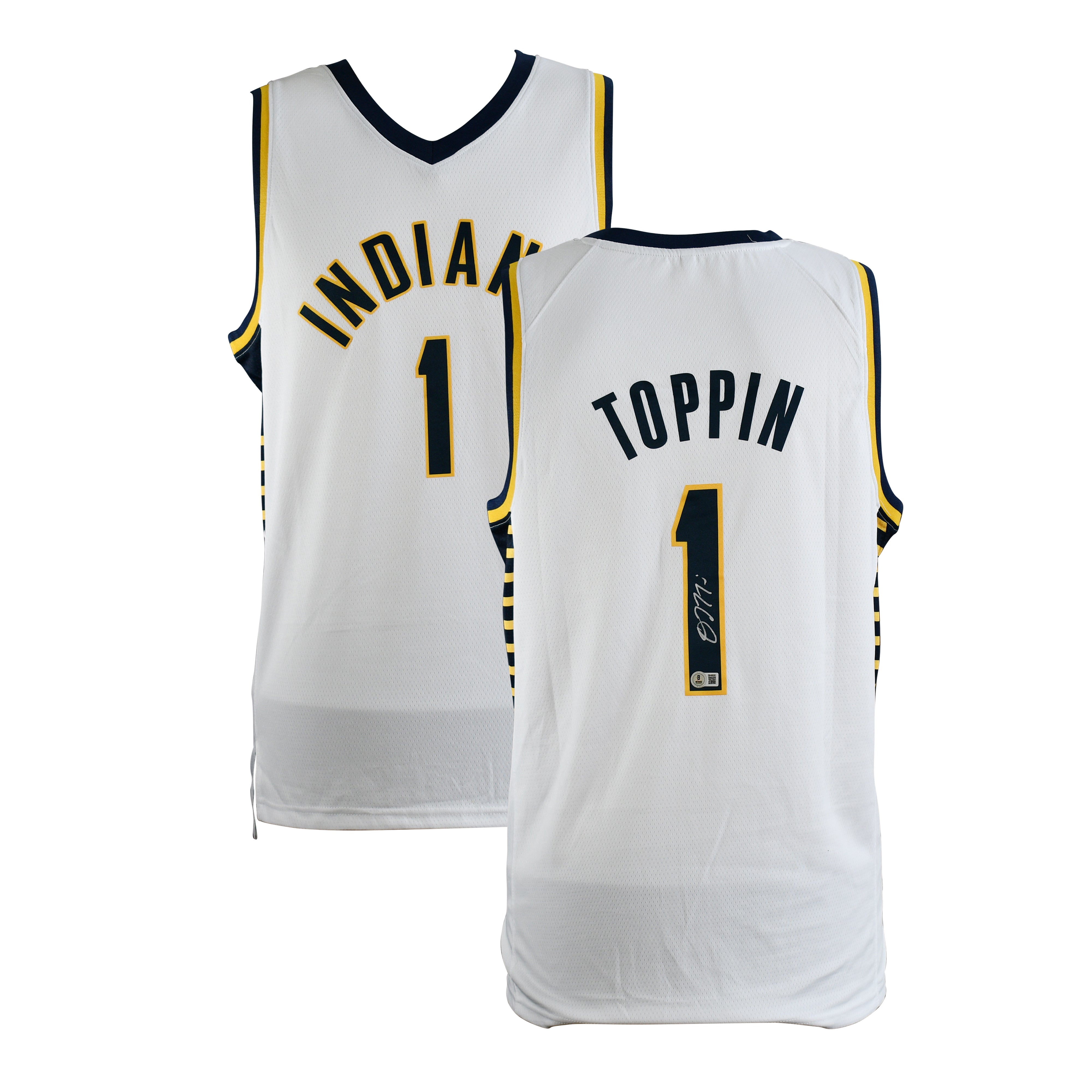 Obi Toppin Signed Indiana Pacers Jersey