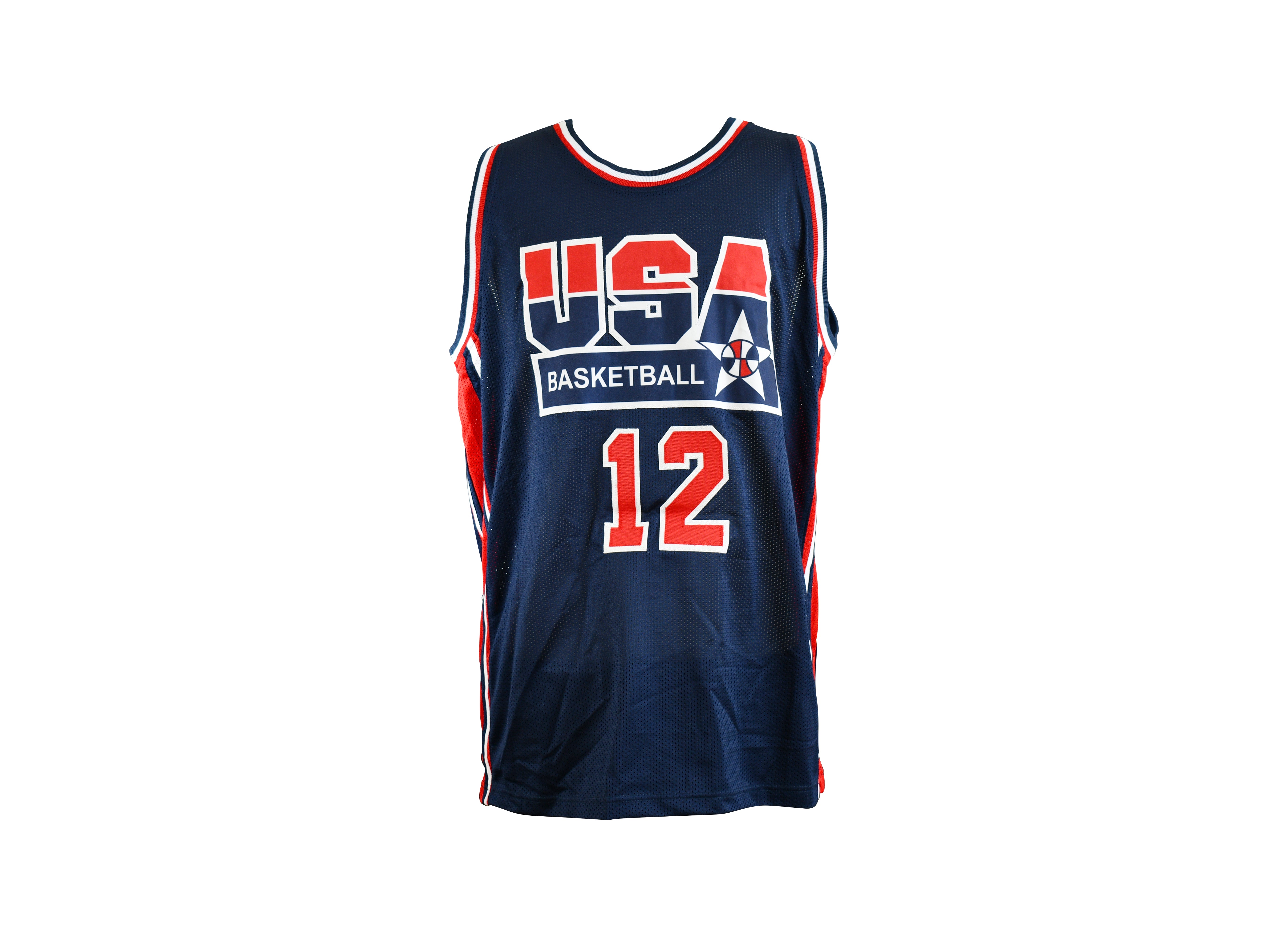 Dominique Wilkins Signed Team USA Blue Jersey