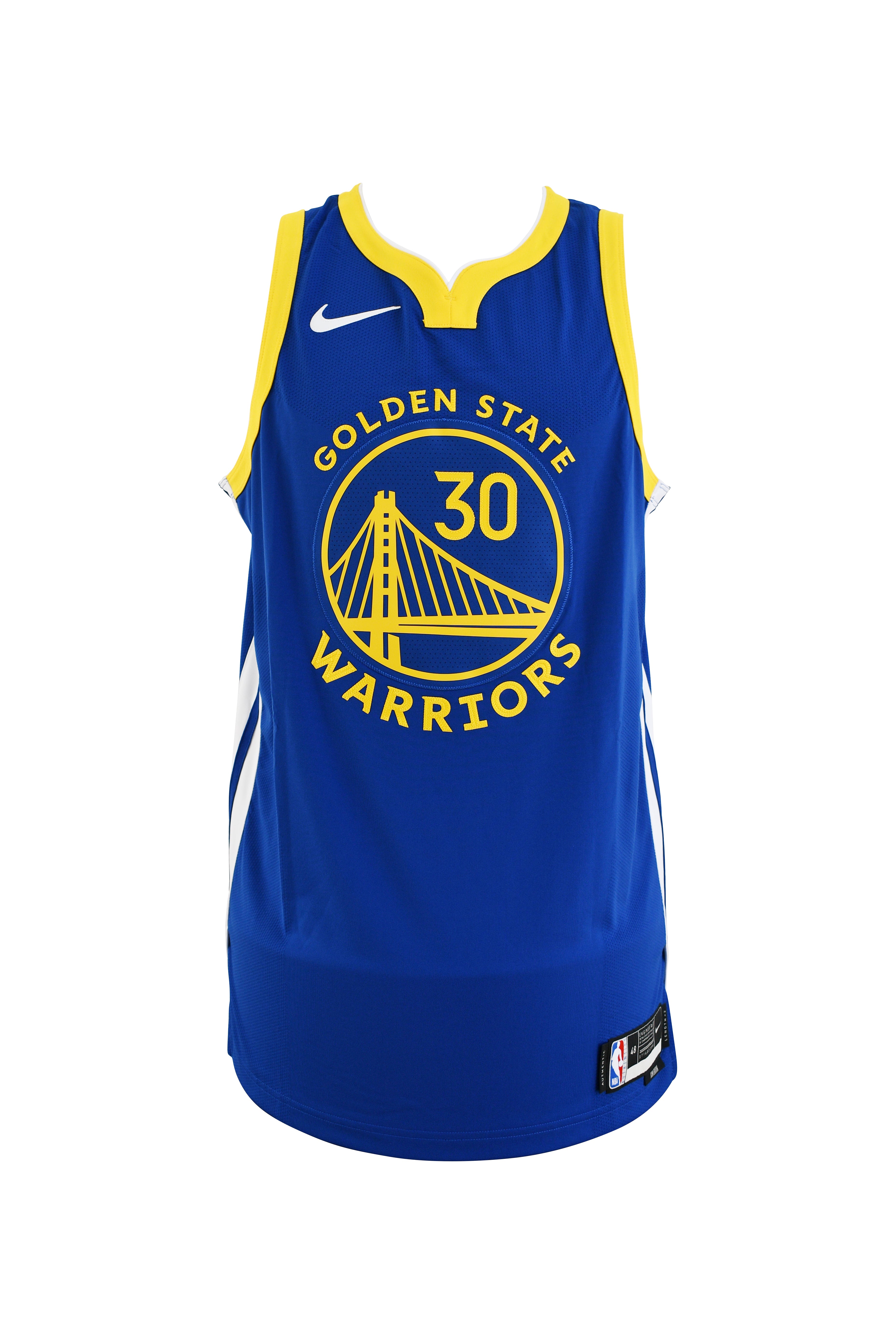Stephen Curry Signed Golden State Warriors Nike Authentic Jersey Inscribed "Human Torch"