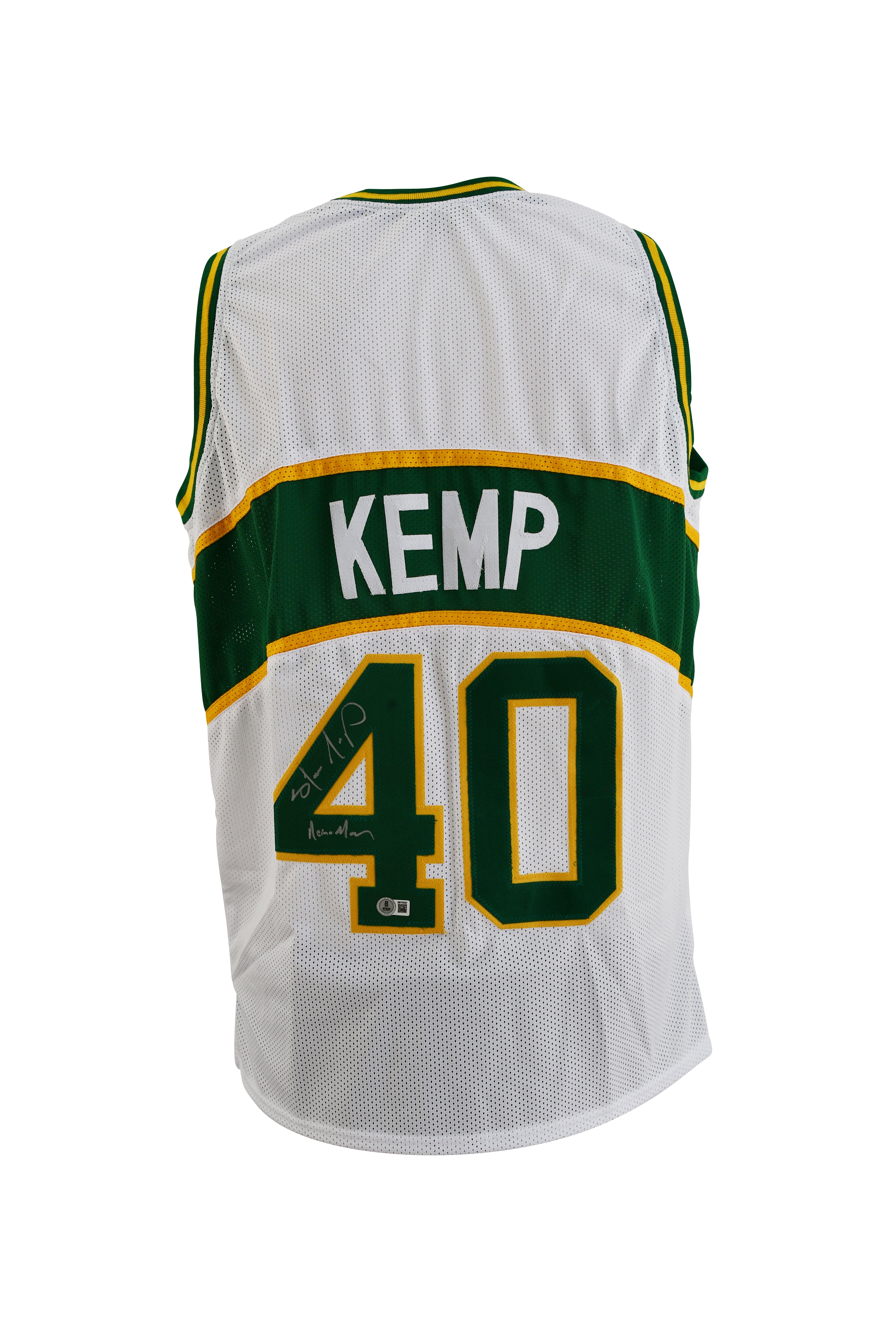 Shawn Kemp Signed Seattle Supersonics Jersey